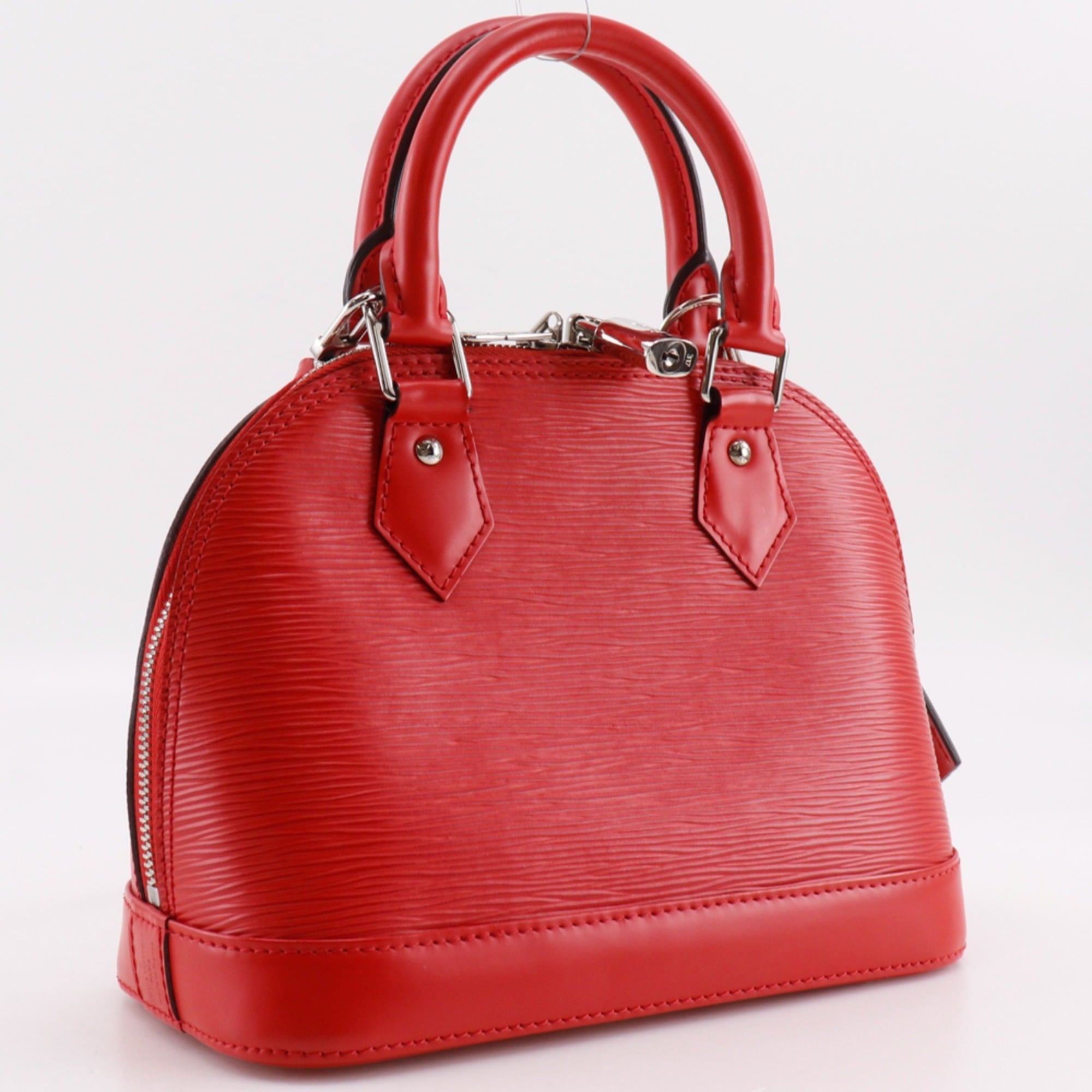 Louis Vuitton Coquelicots Red Color Epi Leather Handbag (Pre-Owned)