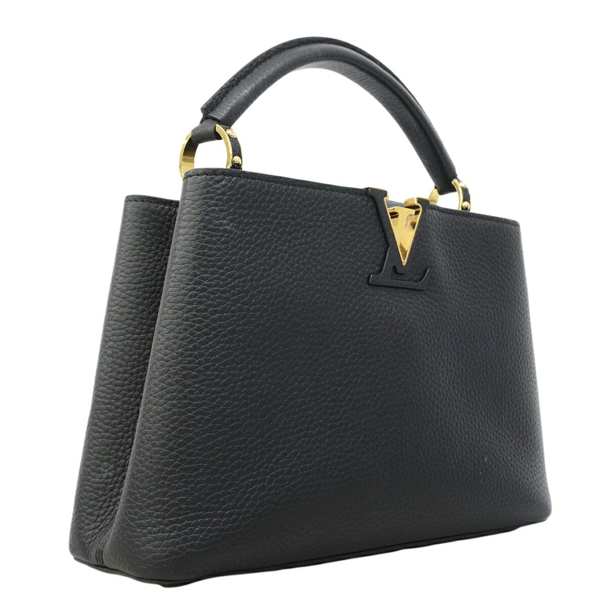 Louis Vuitton Noir Handbag (Pre-Owned)