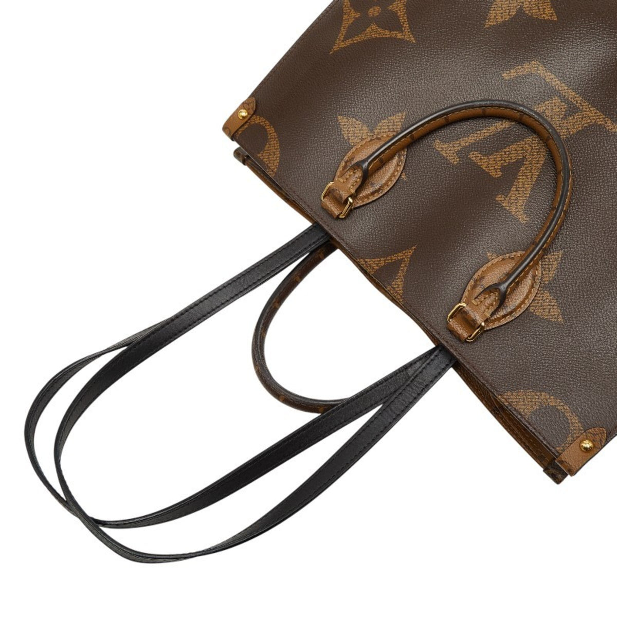 Louis Vuitton Brown Pvc Leather Handbag Shoulder Bag (Pre-Owned)
