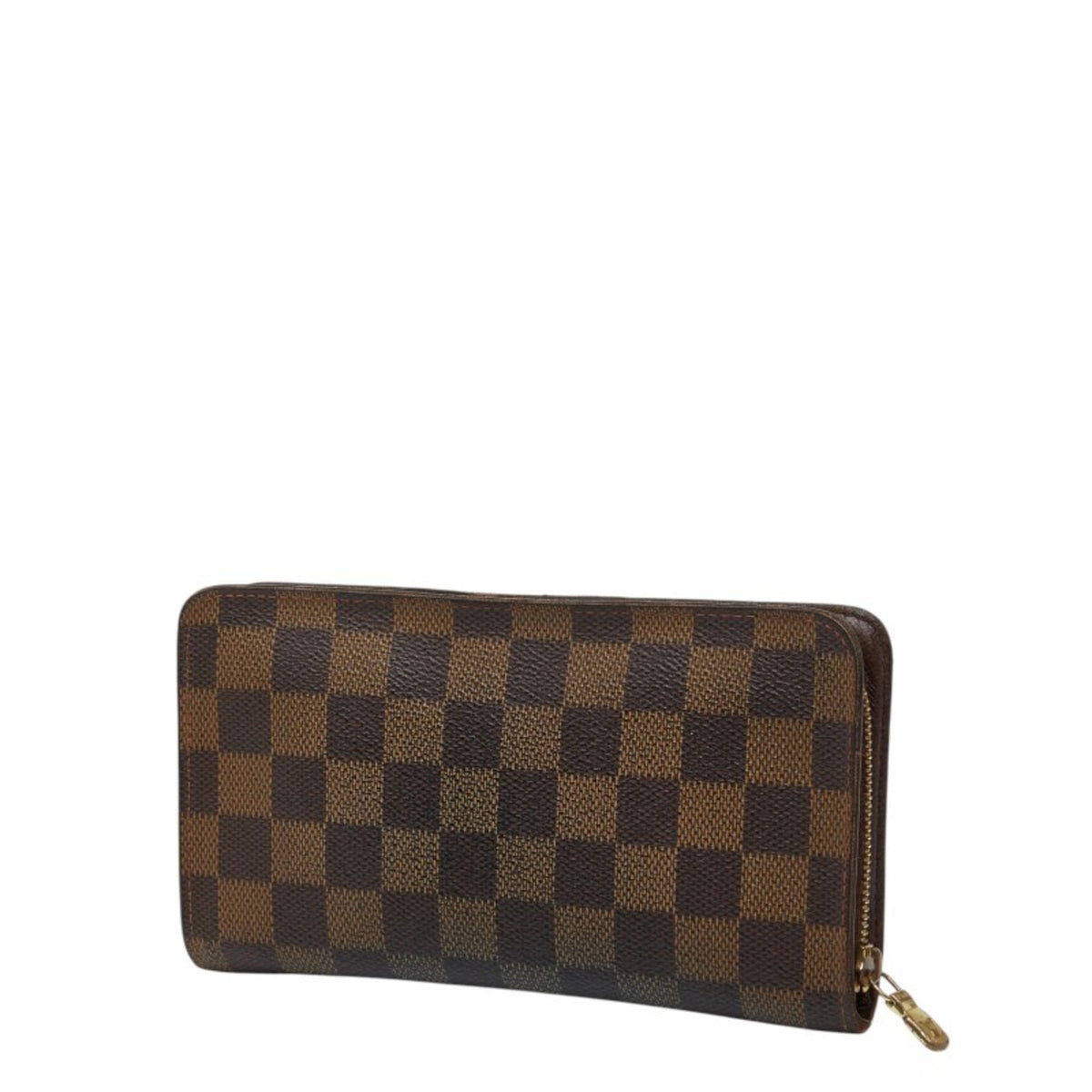 Louis Vuitton Brown Pvc Leather Long Wallet (Bi-Fold) (Pre-Owned)