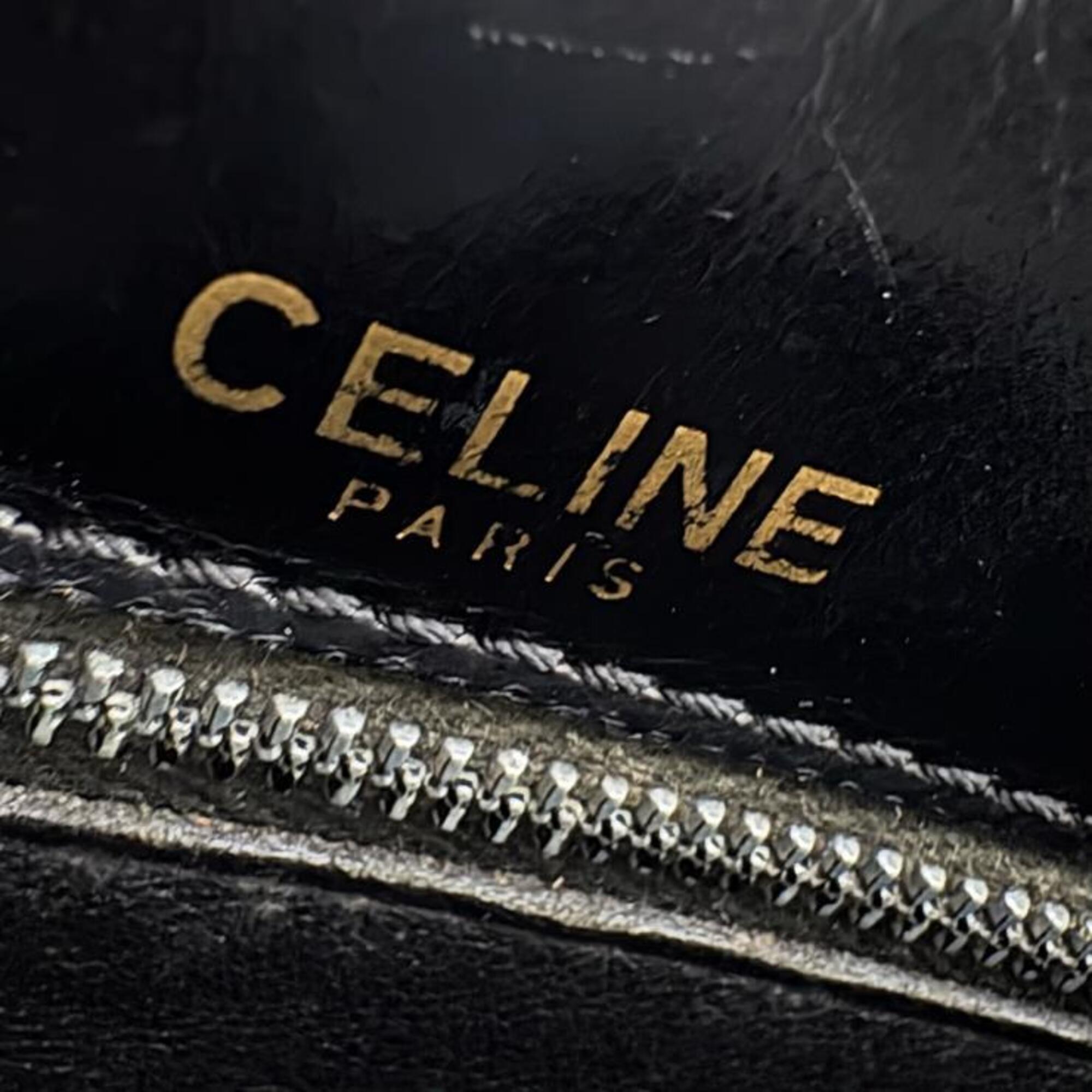 Celine Black Leather Handbag (Pre-Owned)