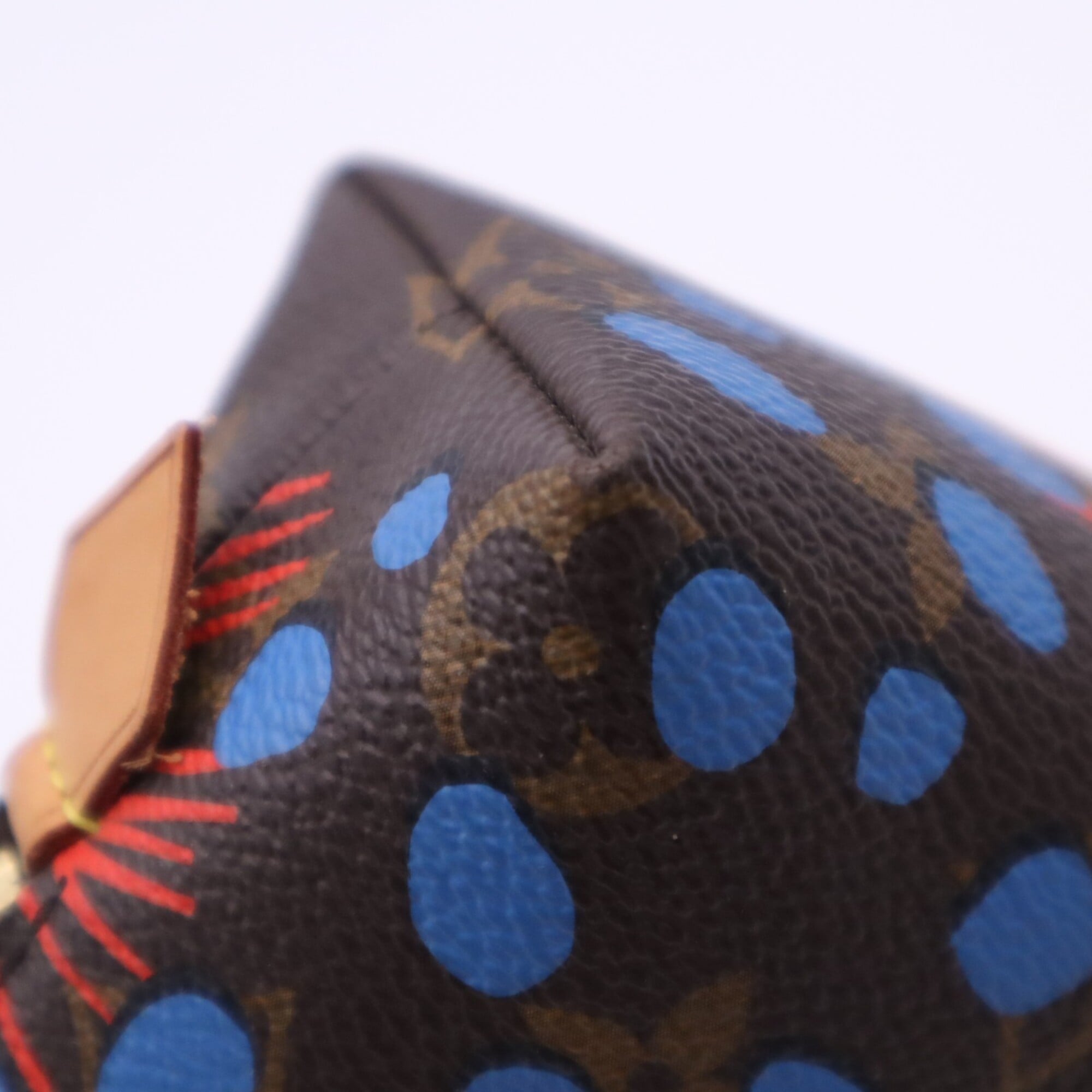 Louis Vuitton Brown Multi-Color Coated Canvas Leather Pochette Pouch (Pre-Owned)