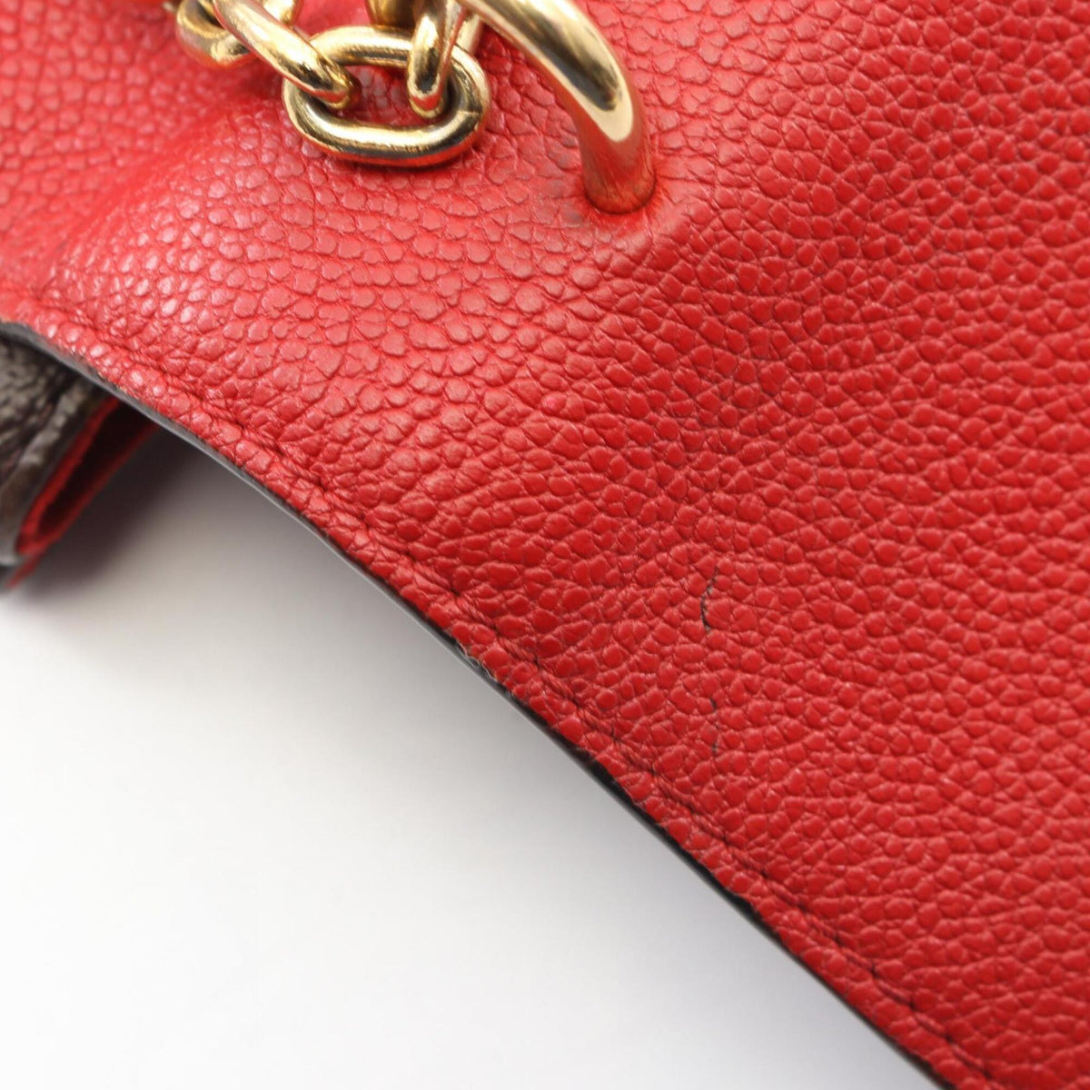 Louis Vuitton Brown Cerise Monogram Red Color Monogram Leather Handbag Shoulder Bag (Pre-Owned)