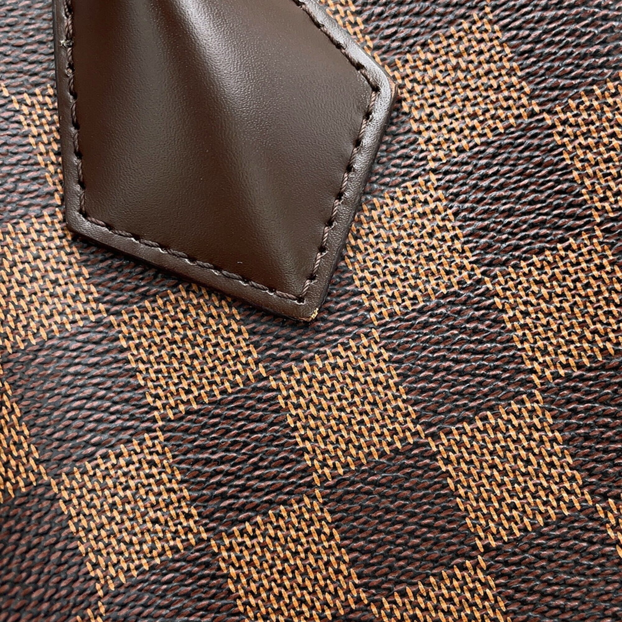 Louis Vuitton Damier Brown Damier Canvas Ebene Handbag Shoulder Bag Tote Bag (Pre-Owned)