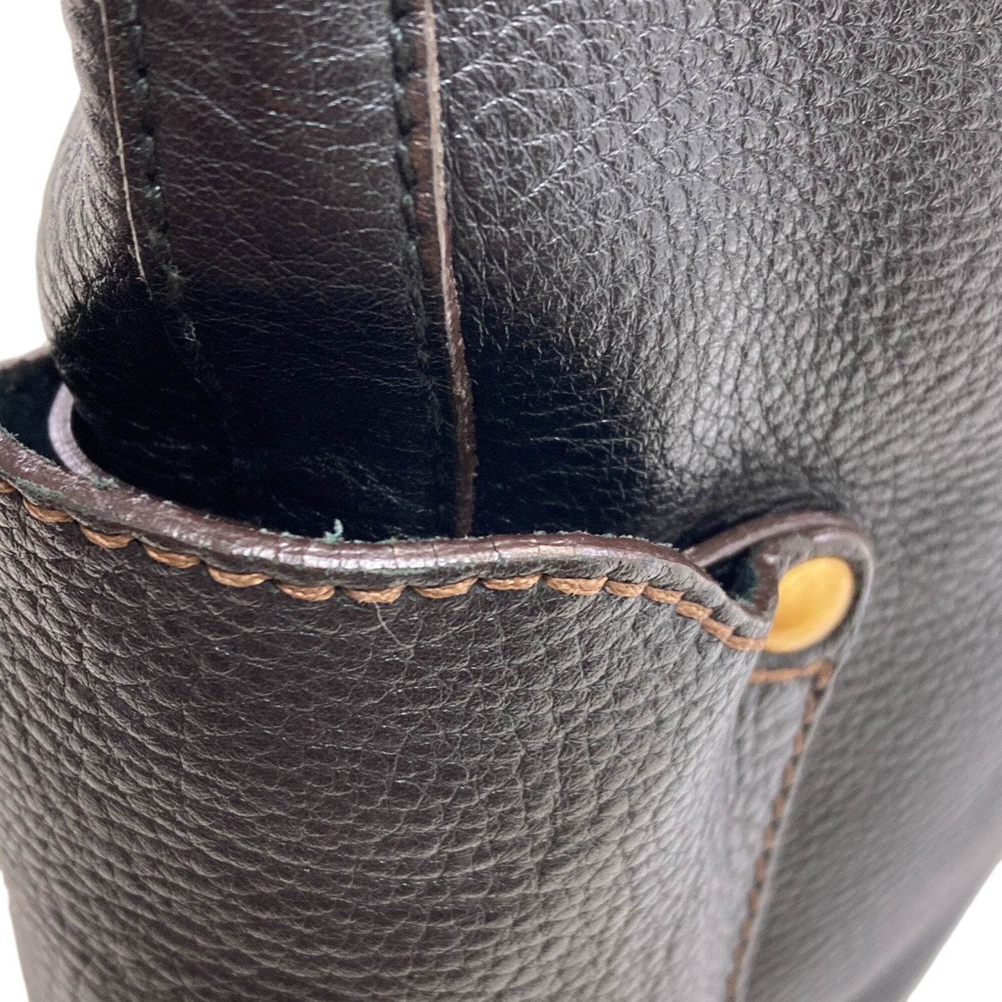 Salvatore Ferragamo Black Leather Tote Bag (Pre-Owned)