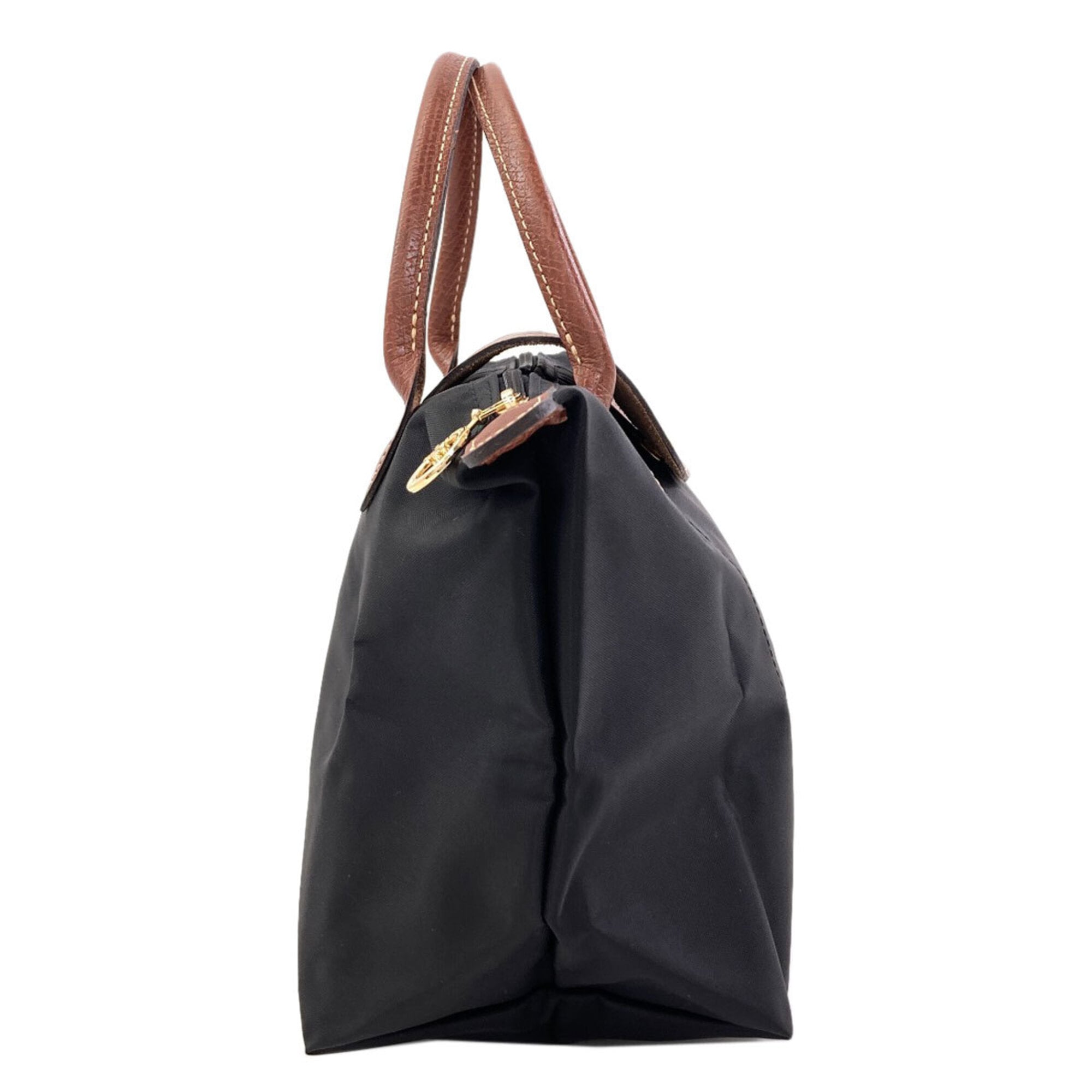 Longchamp Black Nylon Handbag (Pre-Owned)