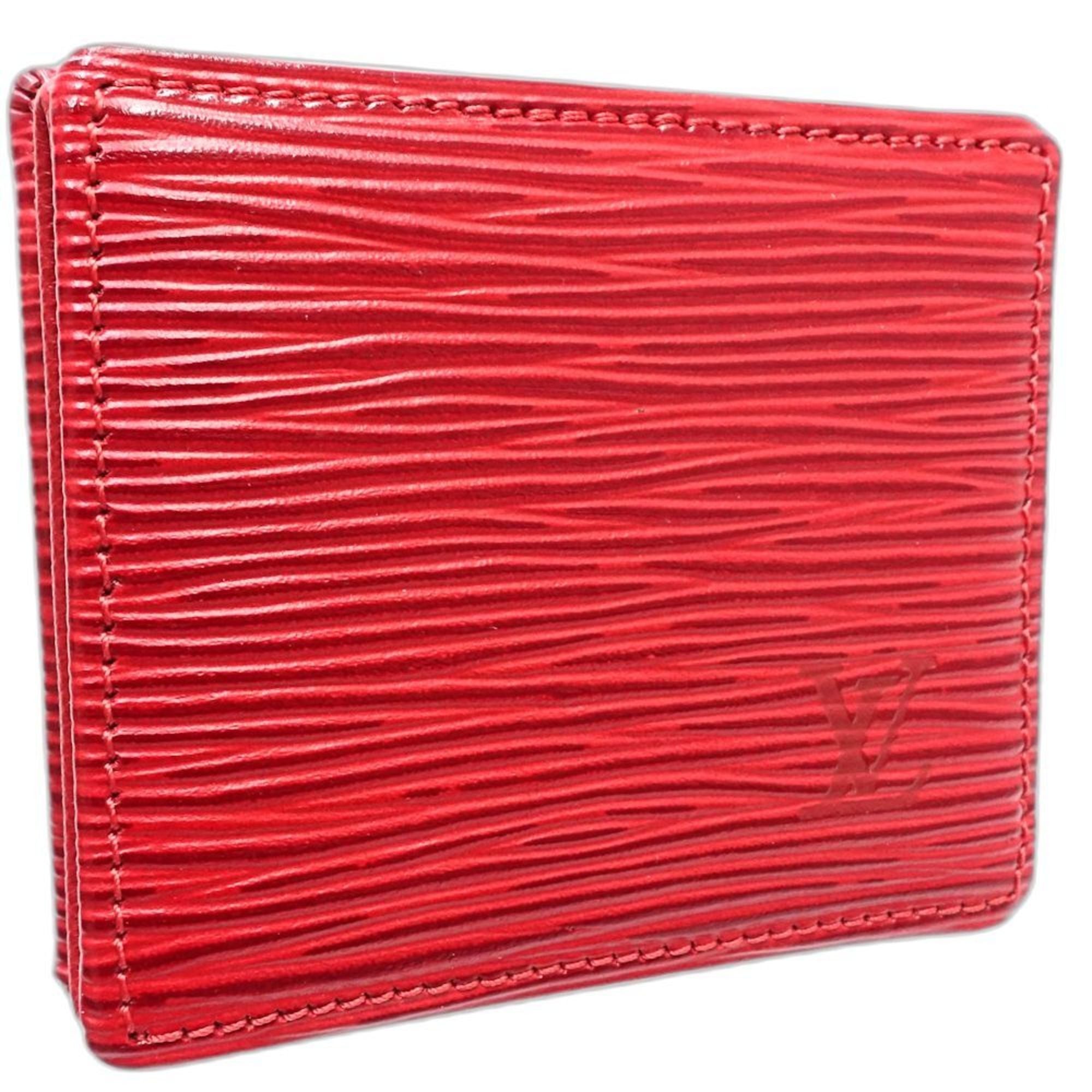 Louis Vuitton Castilian Red Epi Leather Coin Purse/Coin Case (Pre-Owned)