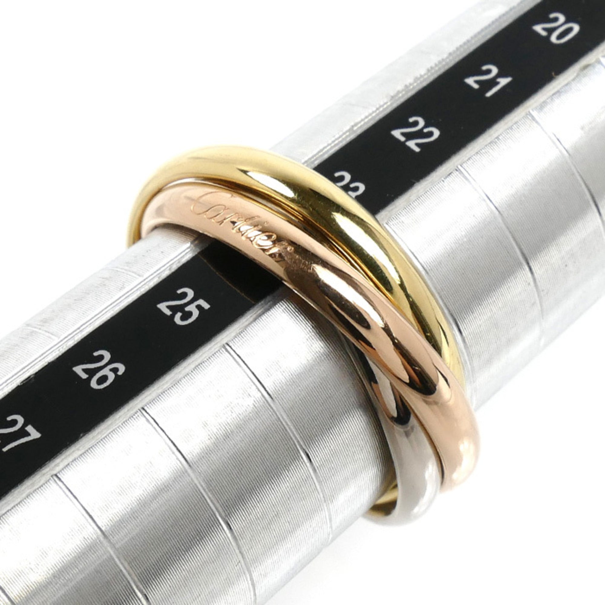 Cartier Yellow Gold (18K) Pink Gold (18K) White Gold (18K) Band Ring (Pre-Owned)