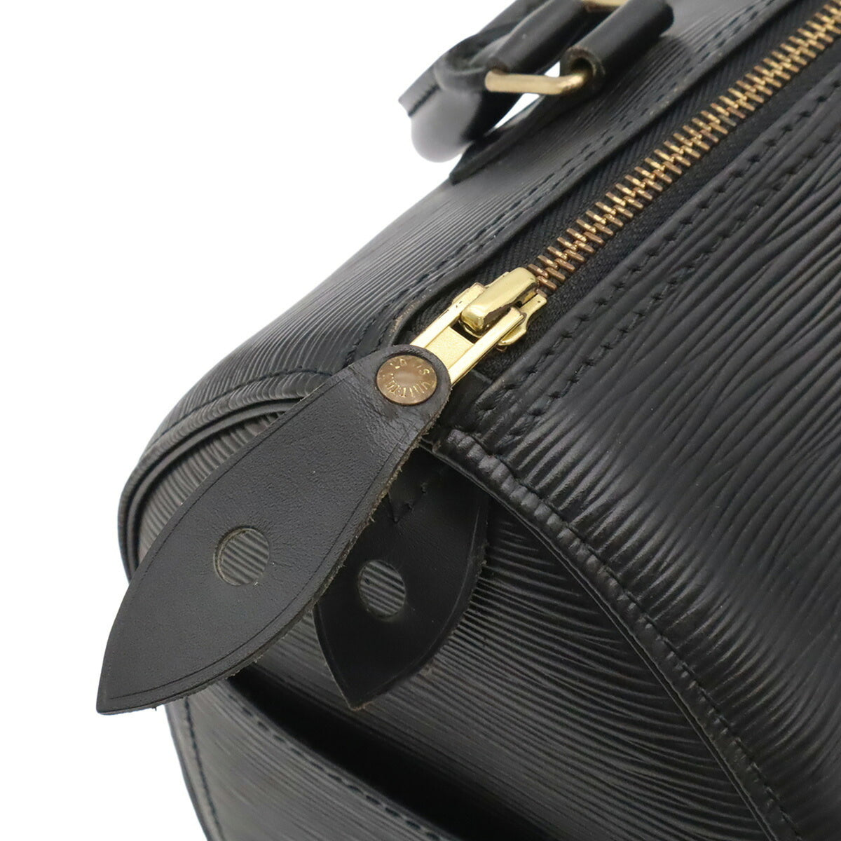 Louis Vuitton Noir Epi Leather Boston Bag Handbag (Pre-Owned)