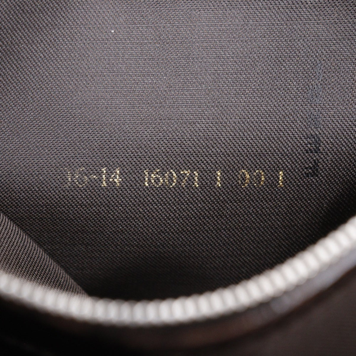 Fendi Brown Nylon Canvas Shoulder Bag (Pre-Owned)