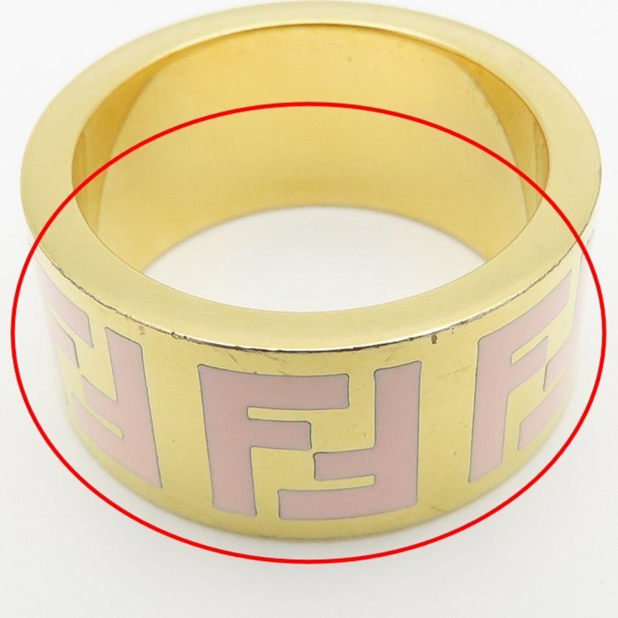 Fendi Enamel Band Ring (Pre-Owned)