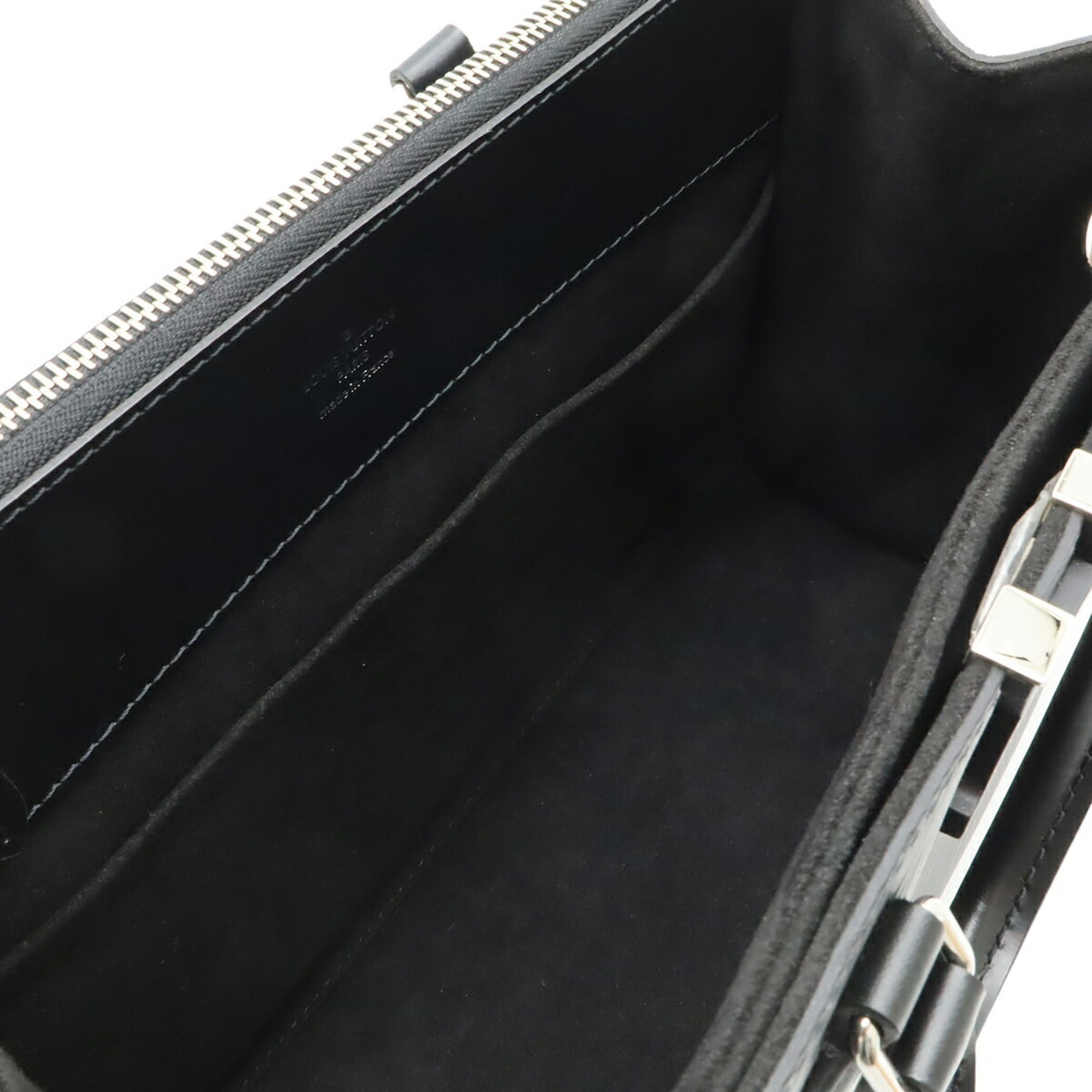 Louis Vuitton Black Noir Epi Leather Handbag Shoulder Bag (Pre-Owned)