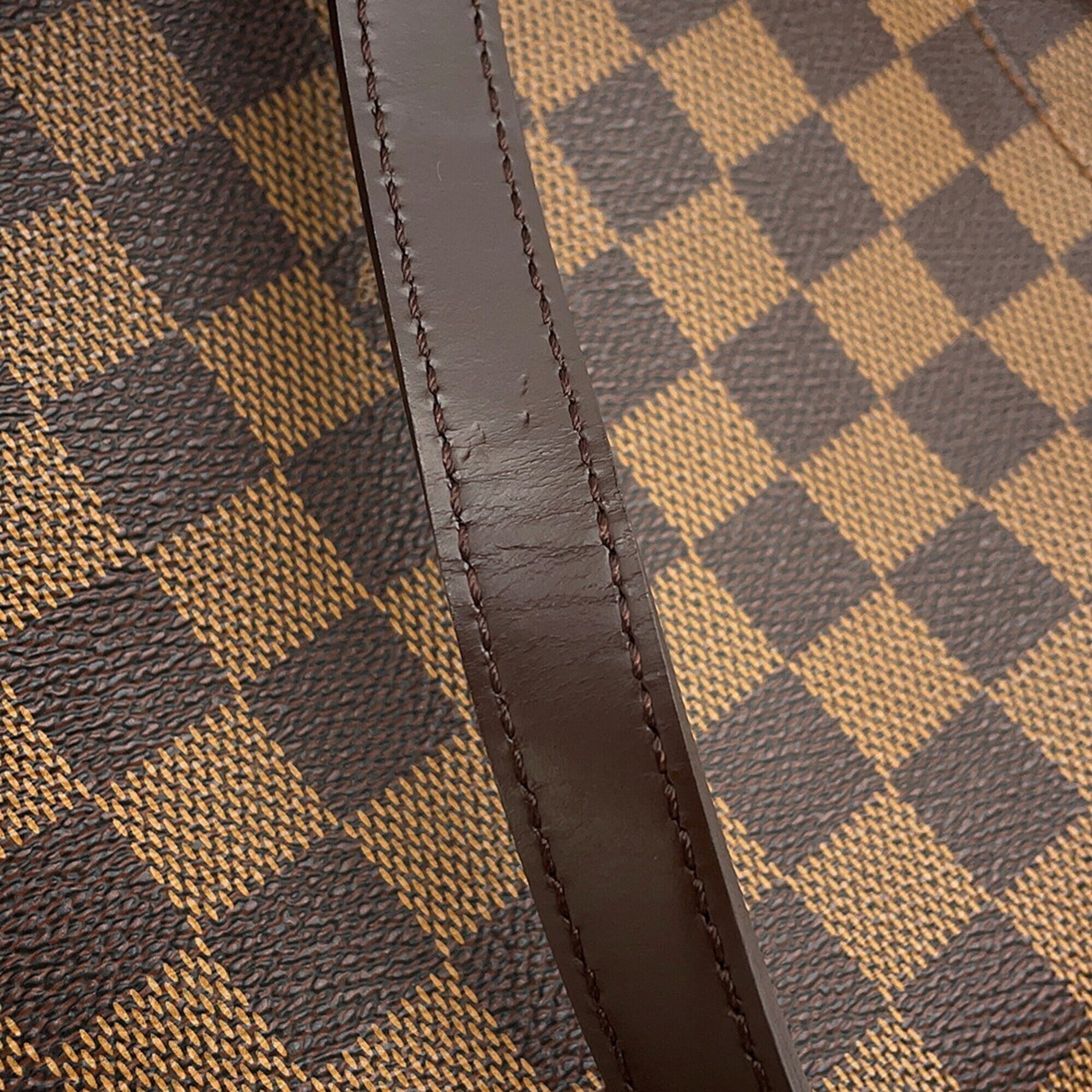 Louis Vuitton Damier Damier Canvas Ebene Orange Handbag Shoulder Bag (Pre-Owned)