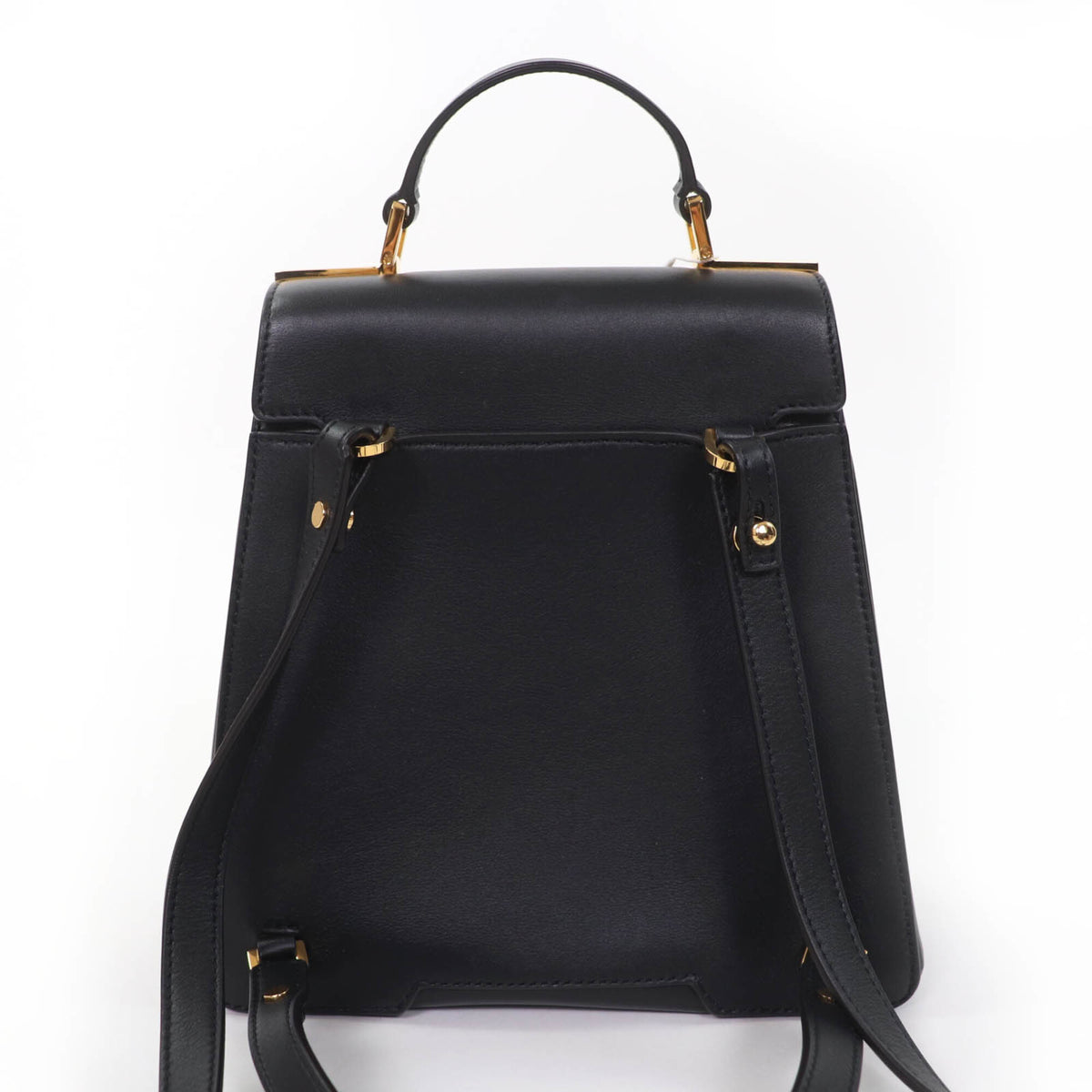 Marni Black Leather Backpack Handbag (Pre-Owned)