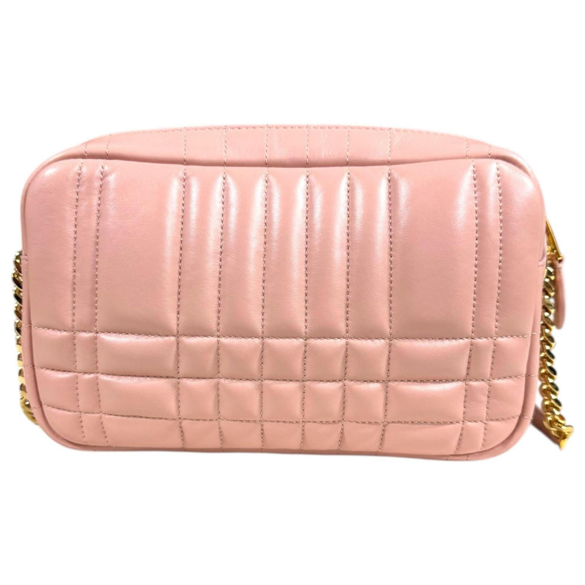 Burberry Pink Leather Shoulder Bag (Pre-Owned)