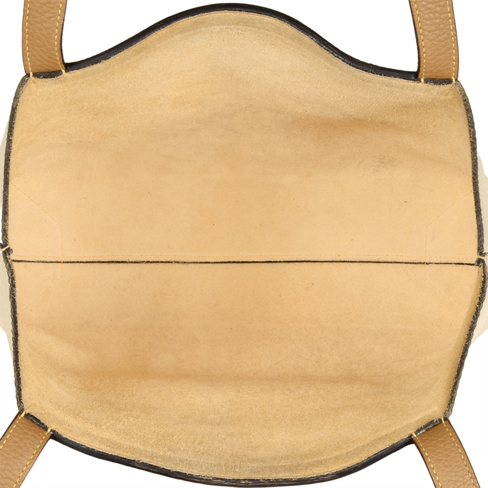 Hermes White Taurillon Clemence Leather Tote Bag (Pre-Owned)