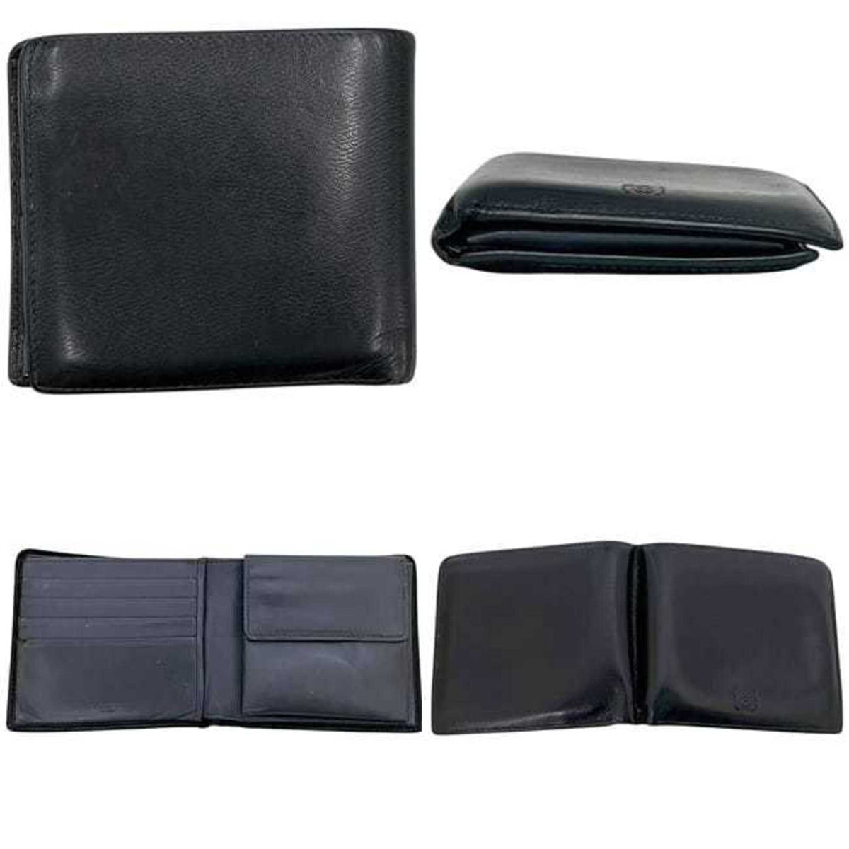 Loewe Black Leather Wallet (Bi-Fold) (Pre-Owned)