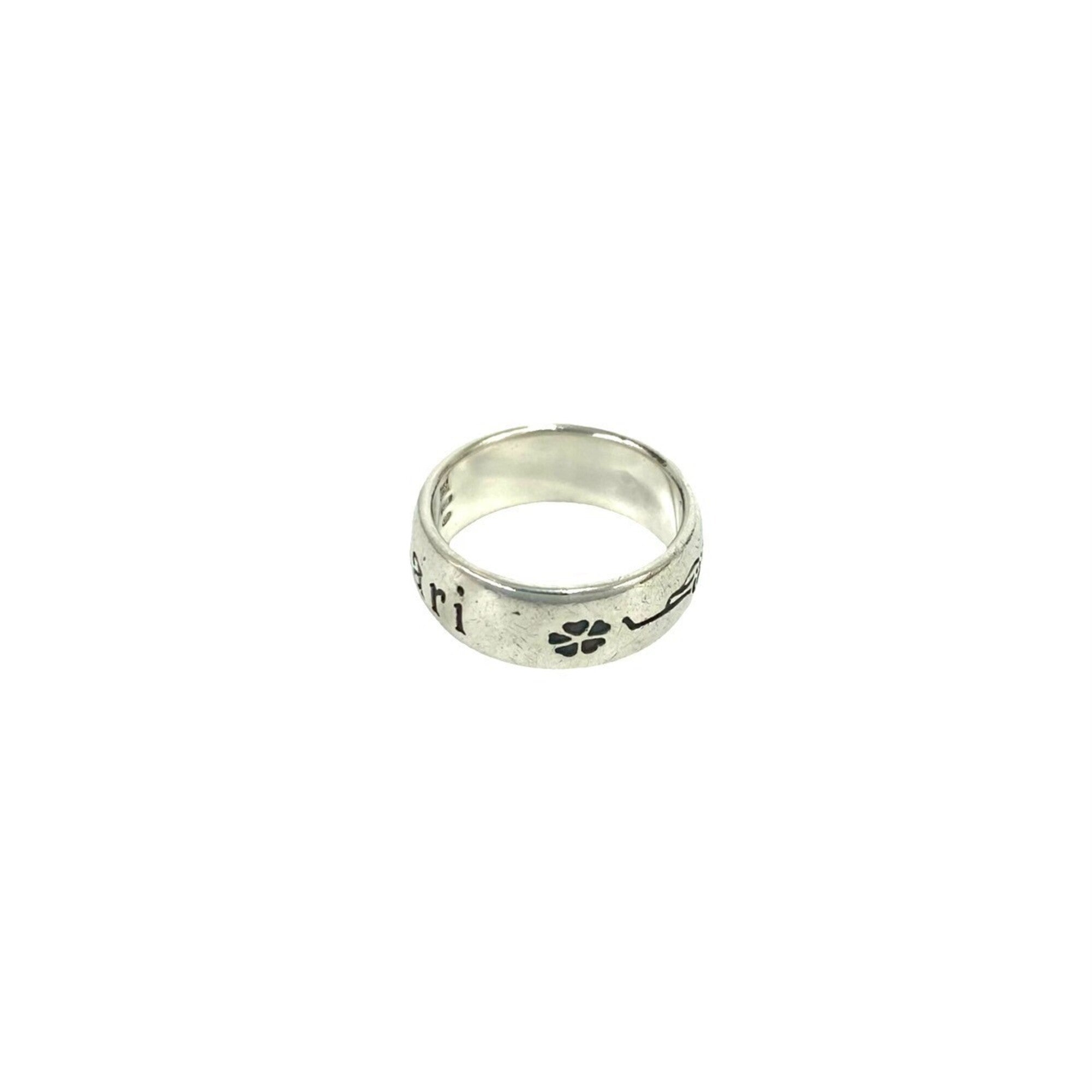 Bvlgari Silver Silver 925 Band Ring (Pre-Owned)