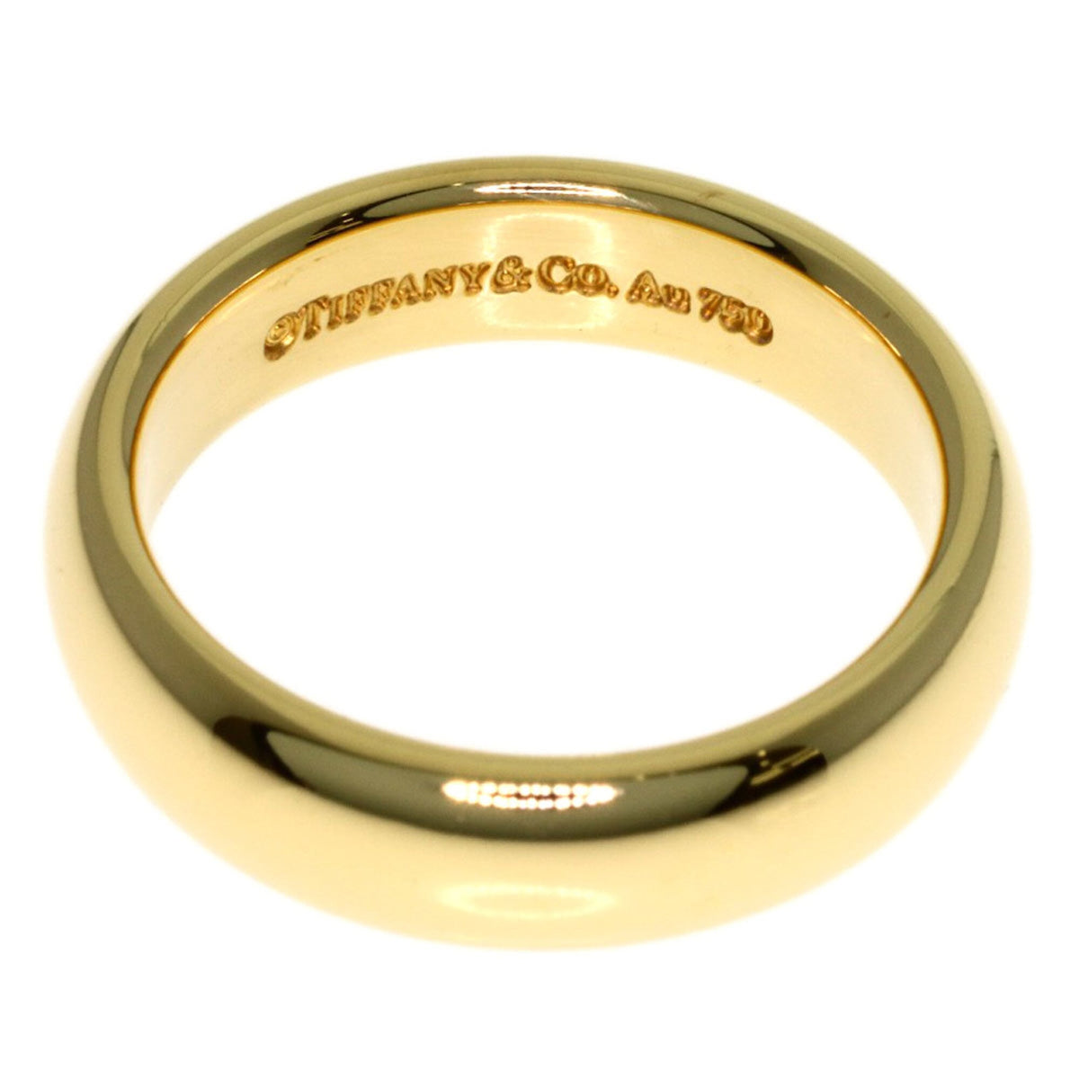 Tiffany Yellow Gold (18K) Band Ring (Pre-Owned)