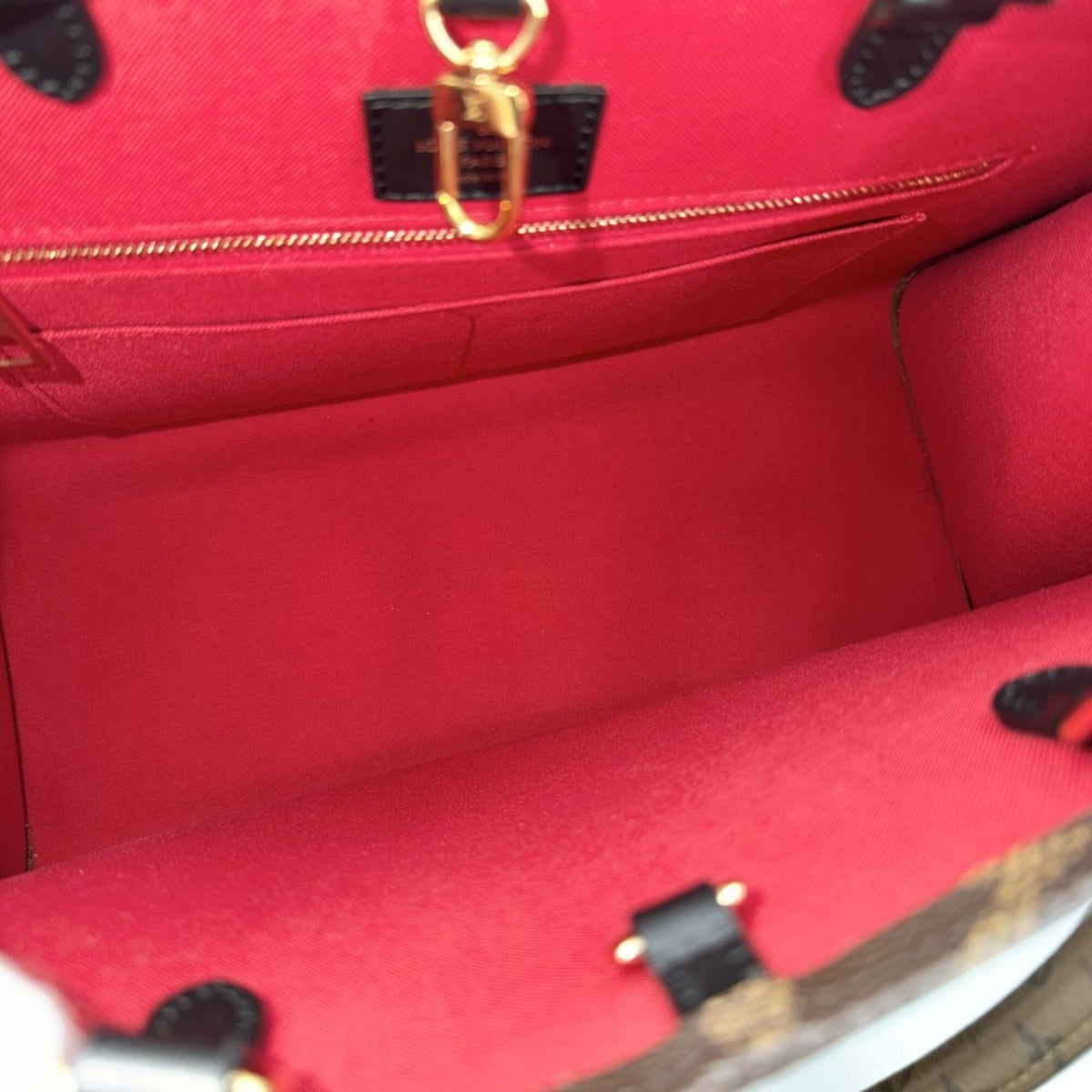 Louis Vuitton Brown Monogram Reverse Handbag Tote Bag (Pre-Owned)