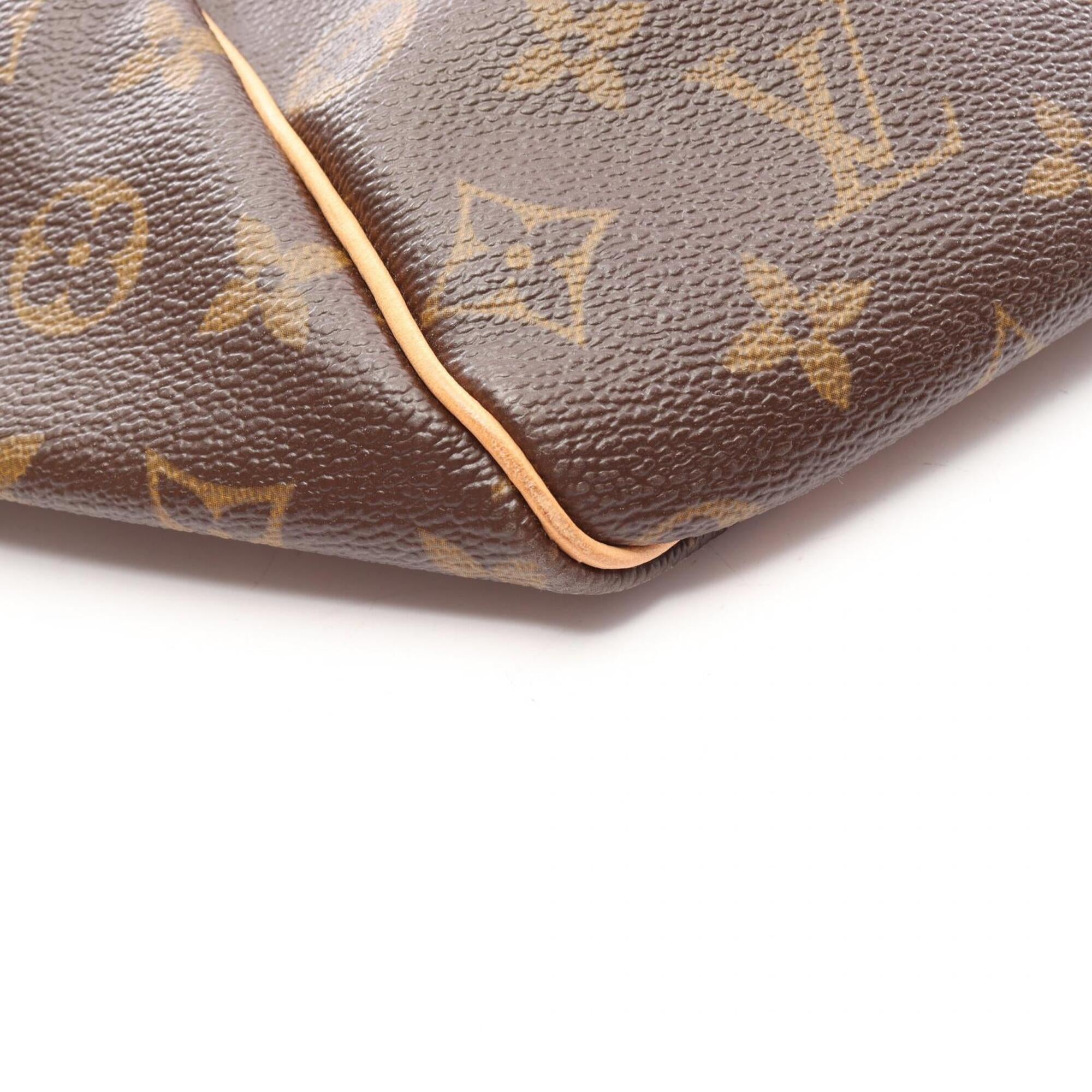 Louis Vuitton Brown Monogram Leather Boston Bag Handbag (Pre-Owned)