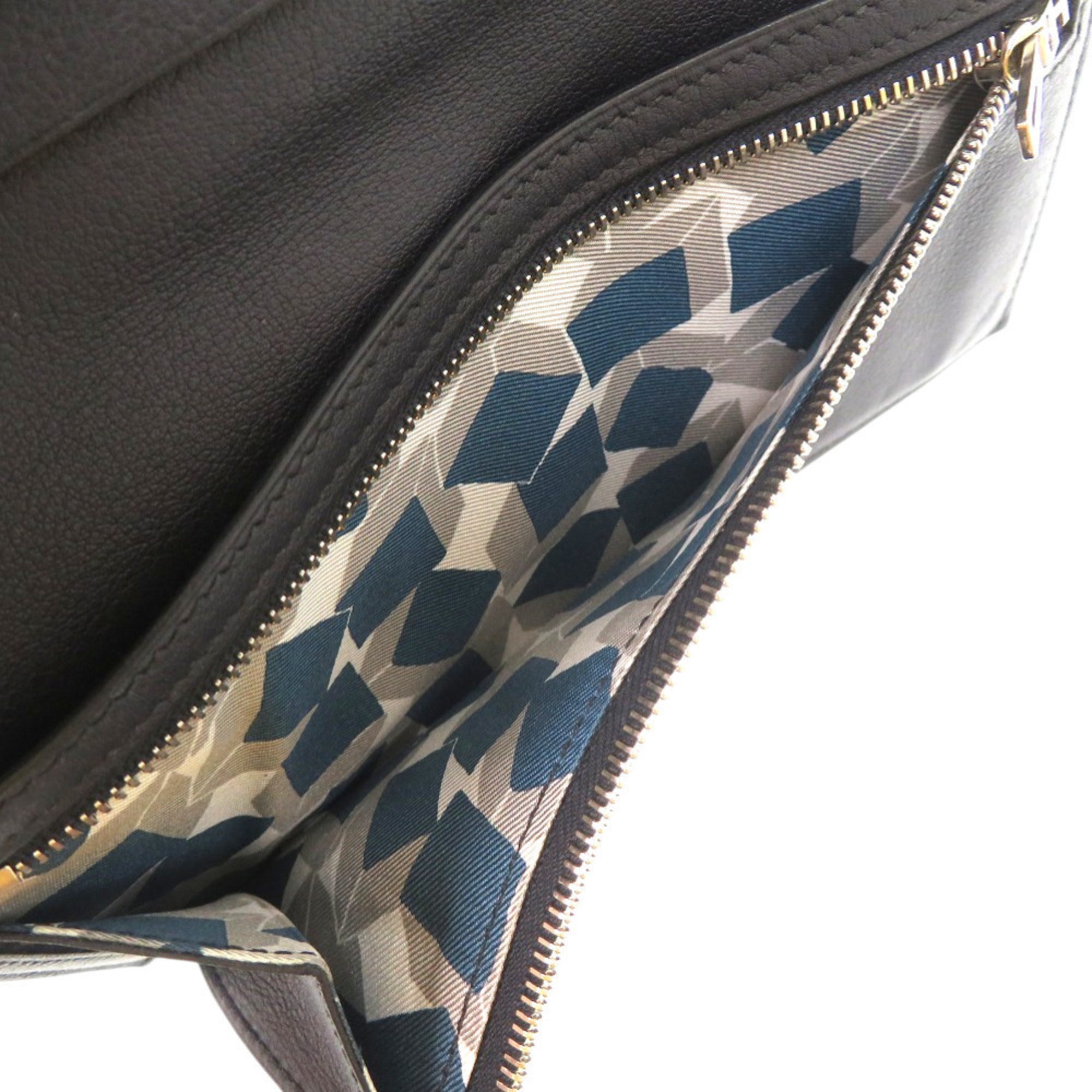 Hermes Blue Indigo Navy Swift Leather Long Wallet (Bi-Fold) (Pre-Owned)