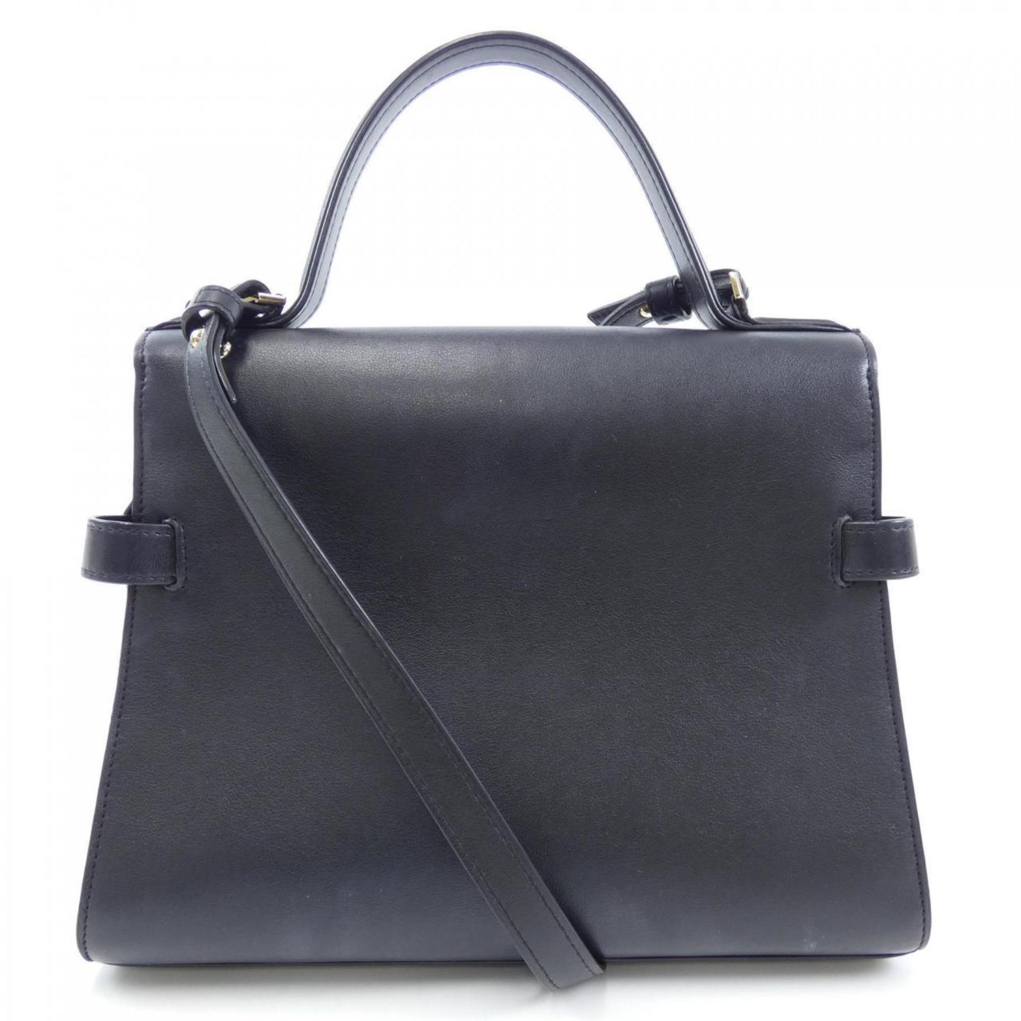 Delvaux Black Handbag (Pre-Owned)