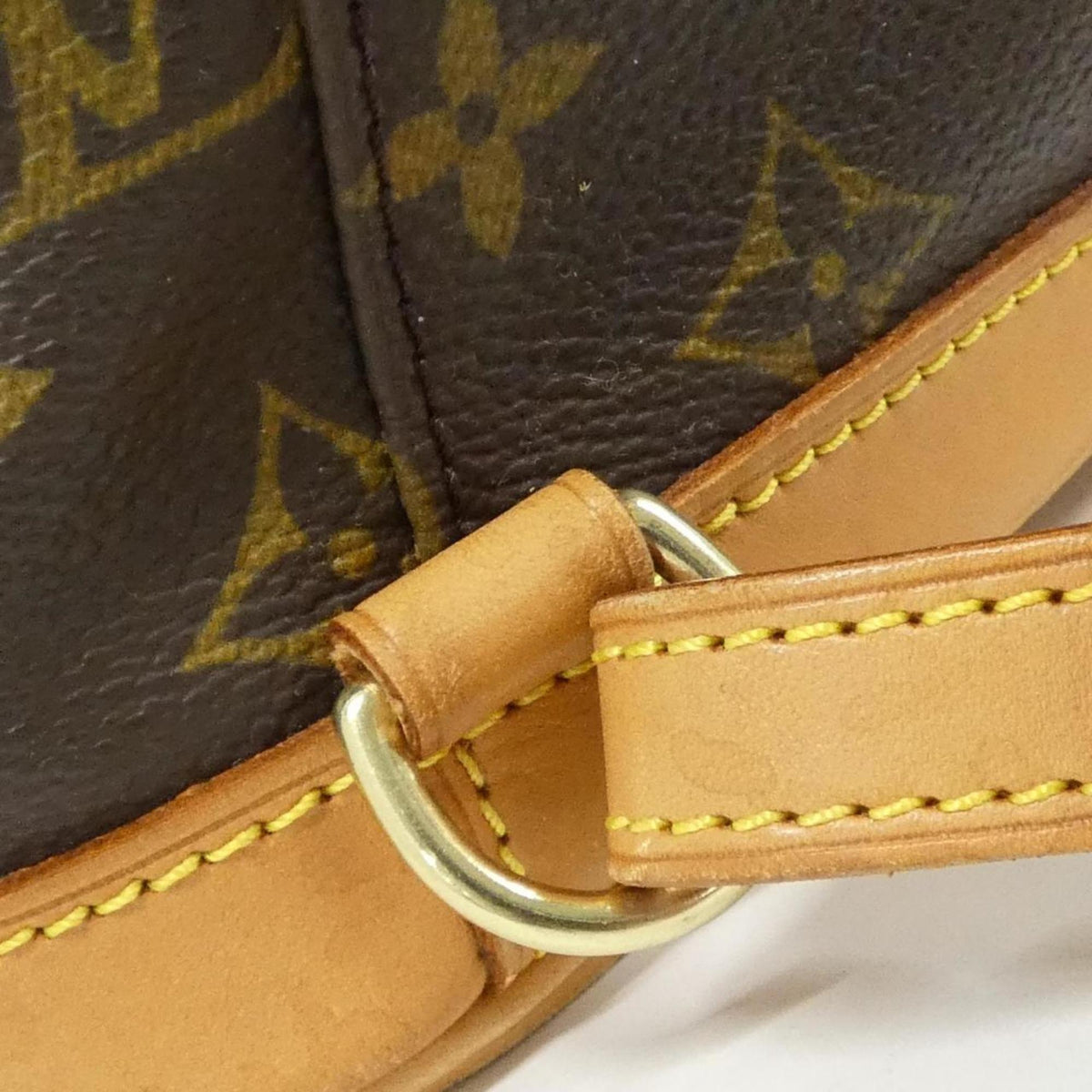 Louis Vuitton Brown Coated Canvas Backpack (Pre-Owned)