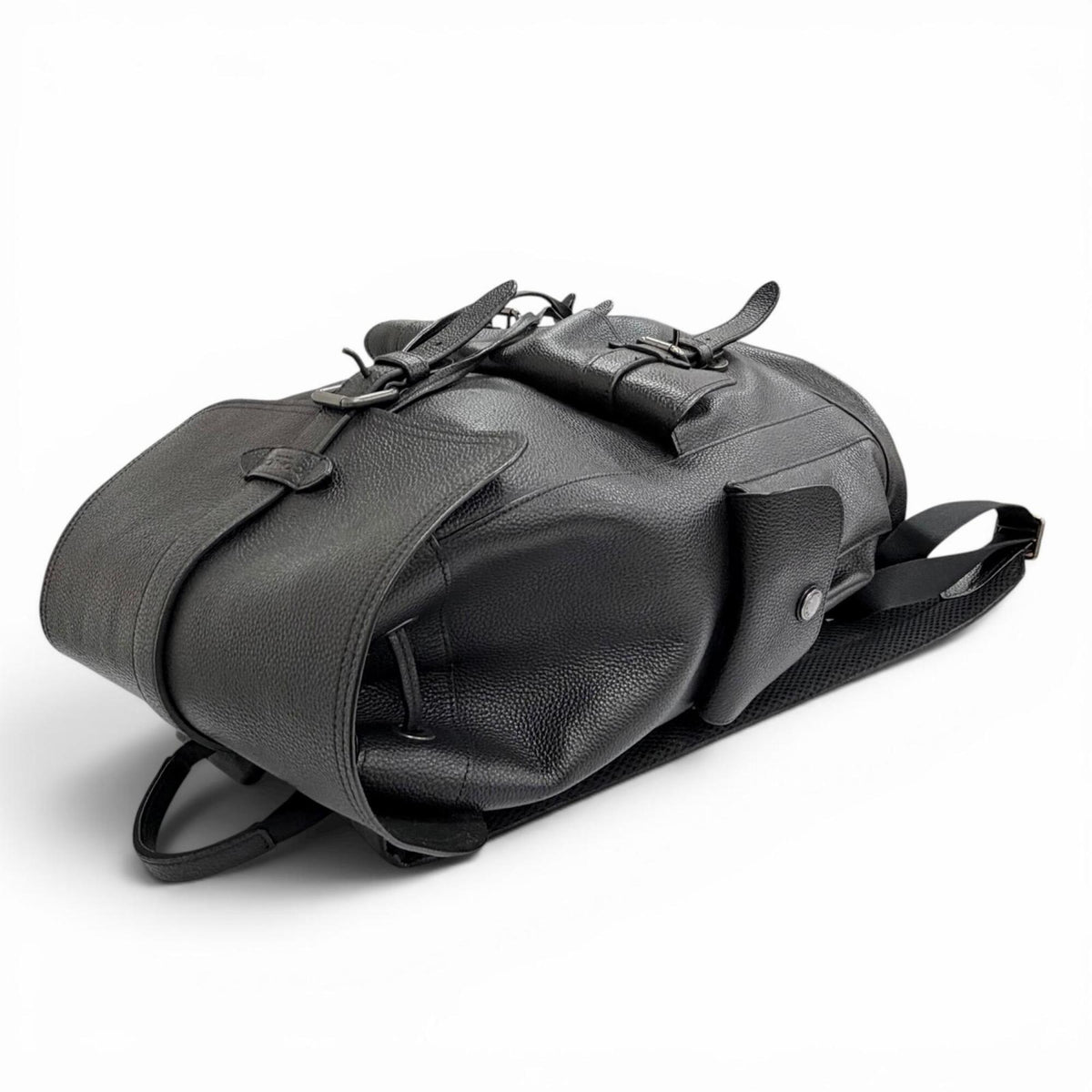 Coach Black Leather Backpack (Pre-Owned)