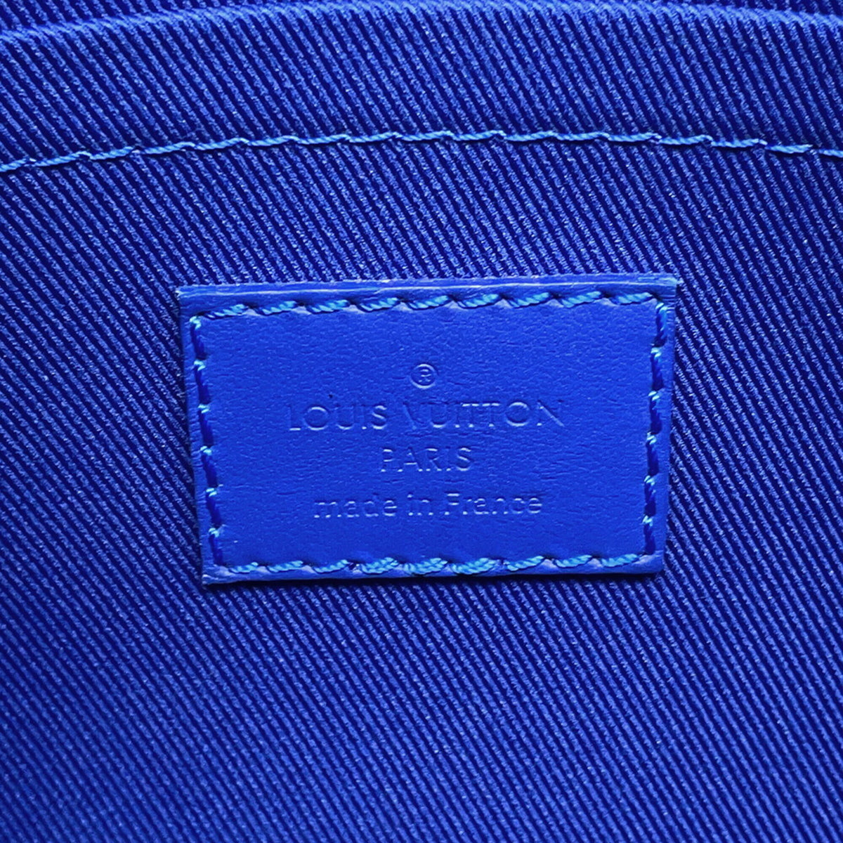 Louis Vuitton Blue Monogram Monogram Handbag Shoulder Bag (Pre-Owned)