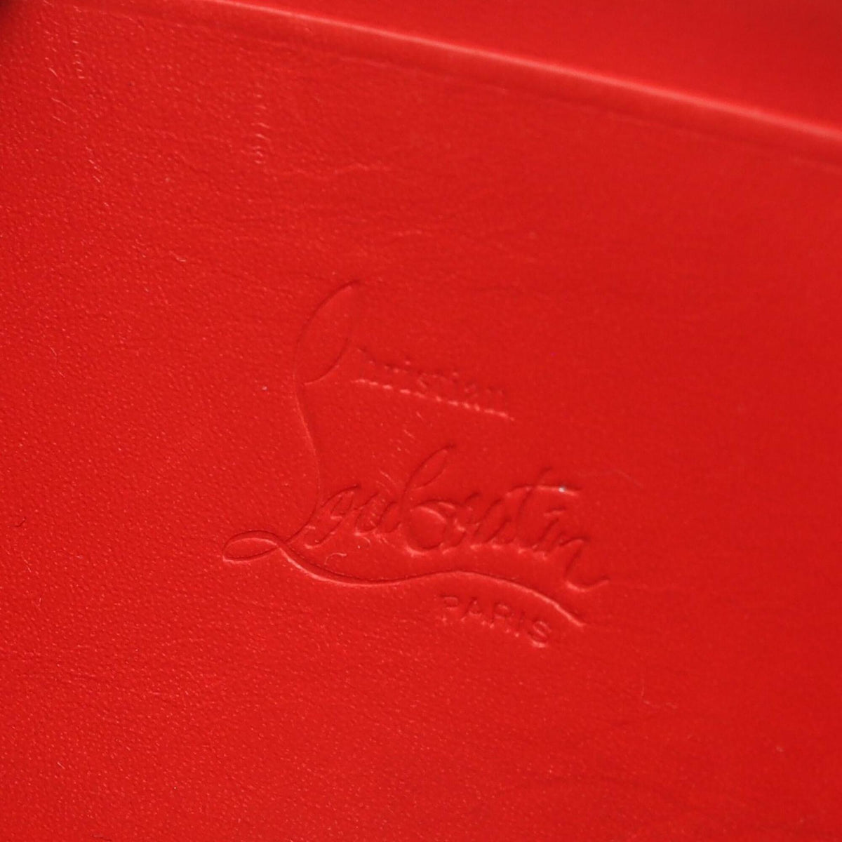 Christian Louboutin Black Leather Coin Purse/Coin Case (Pre-Owned)