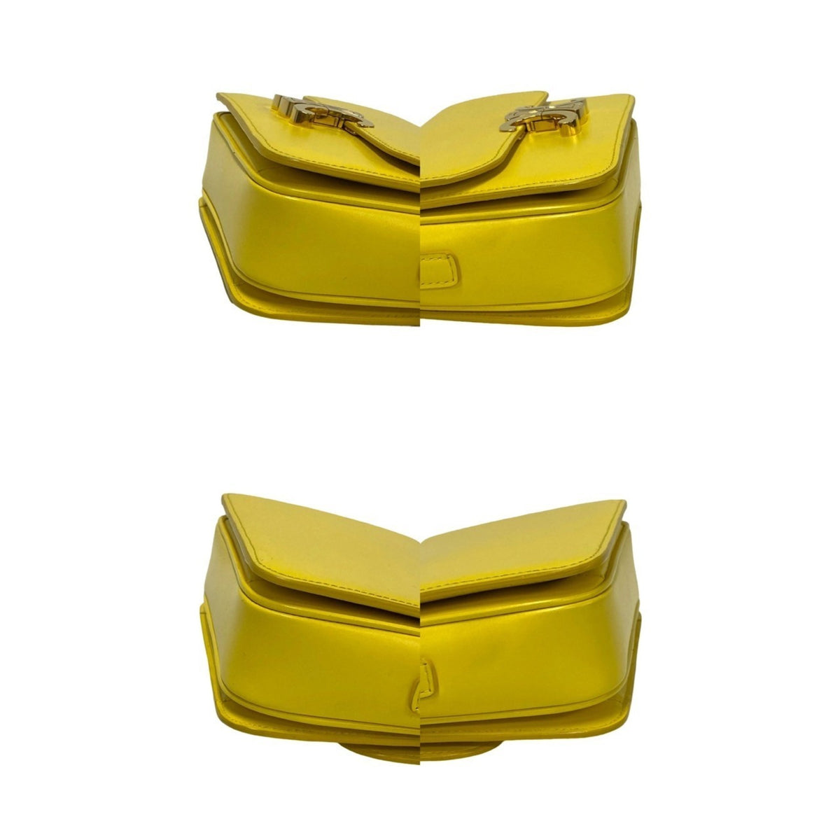 Celine Yellow Leather Pochette Shoulder Bag (Pre-Owned)