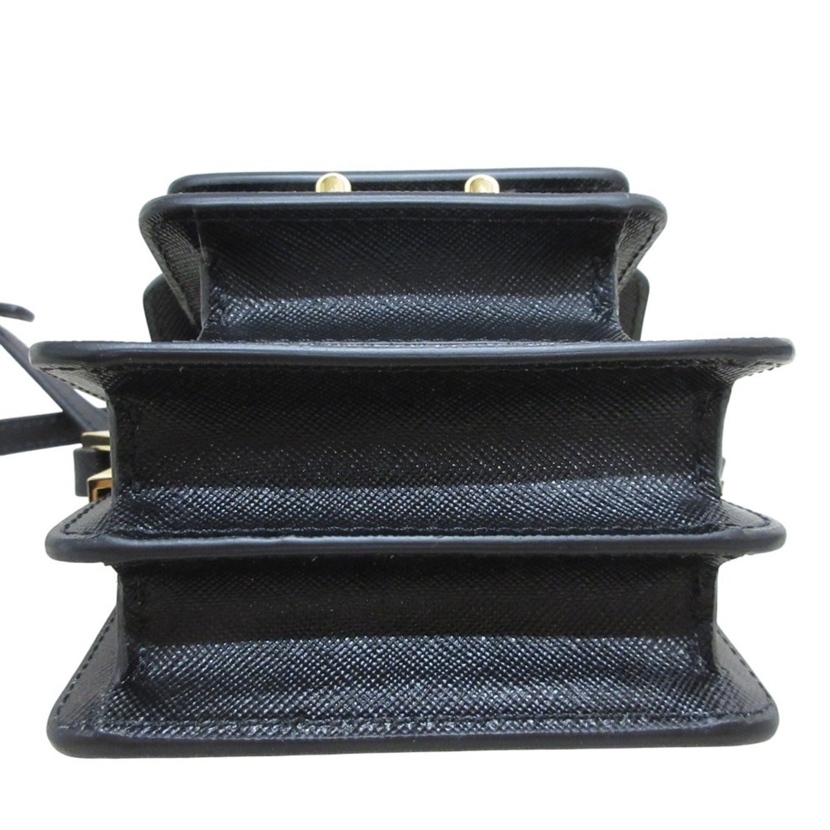 Marni Black White Leather Pochette Shoulder Bag (Pre-Owned)