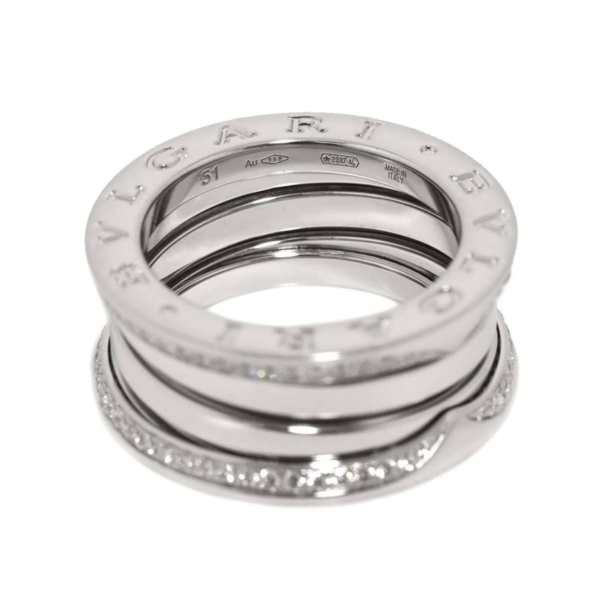 Bvlgari White Gold (18K) Band Ring (Pre-Owned)