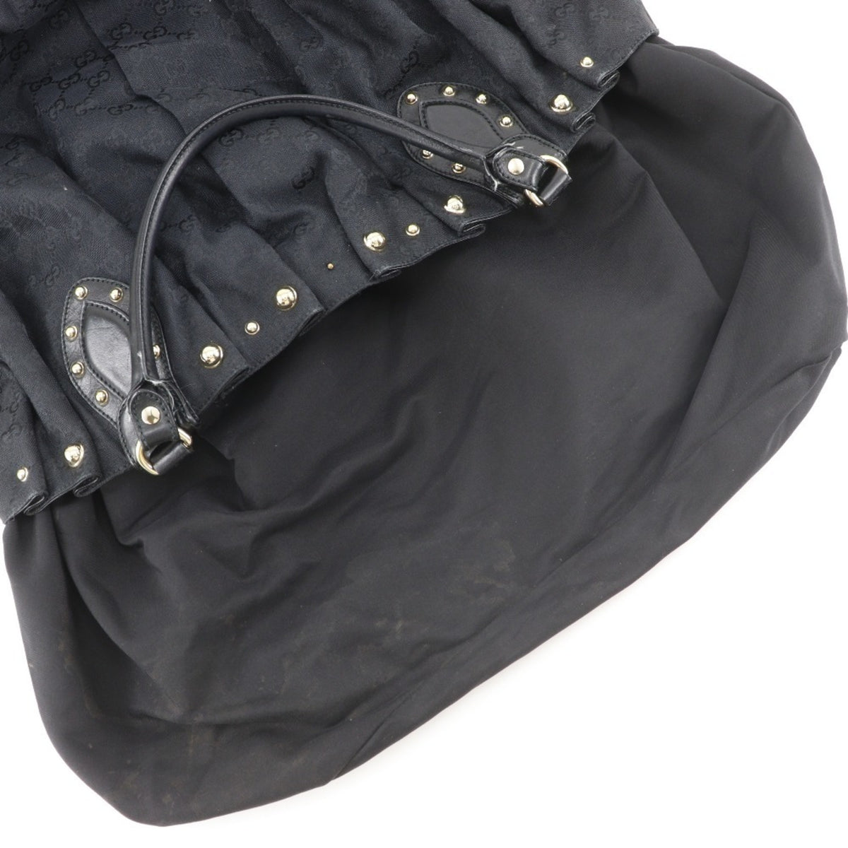 Gucci Gg Canvas Black Gg Canvas Tote Bag (Pre-Owned)