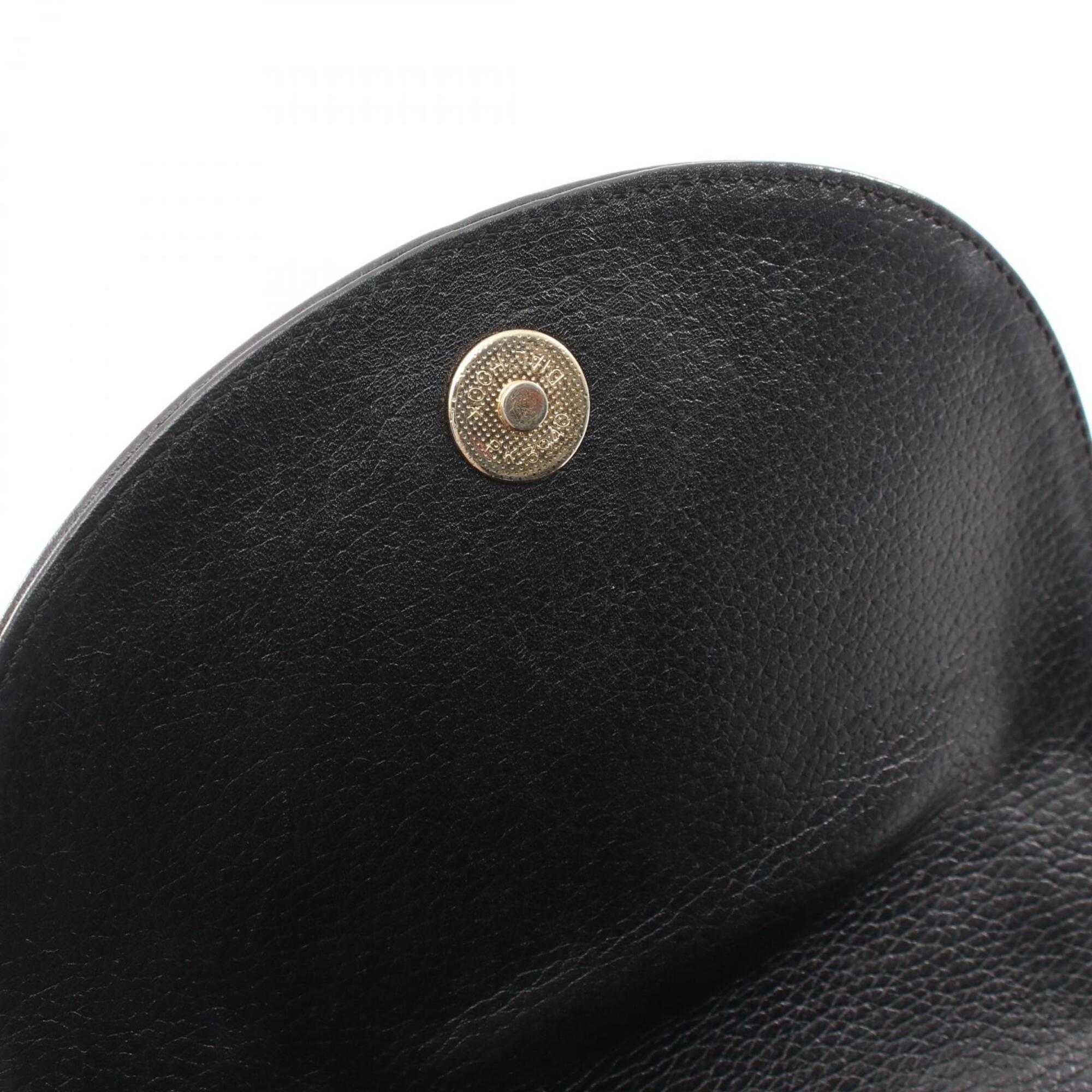 Mcm Black Leather Backpack Handbag (Pre-Owned)