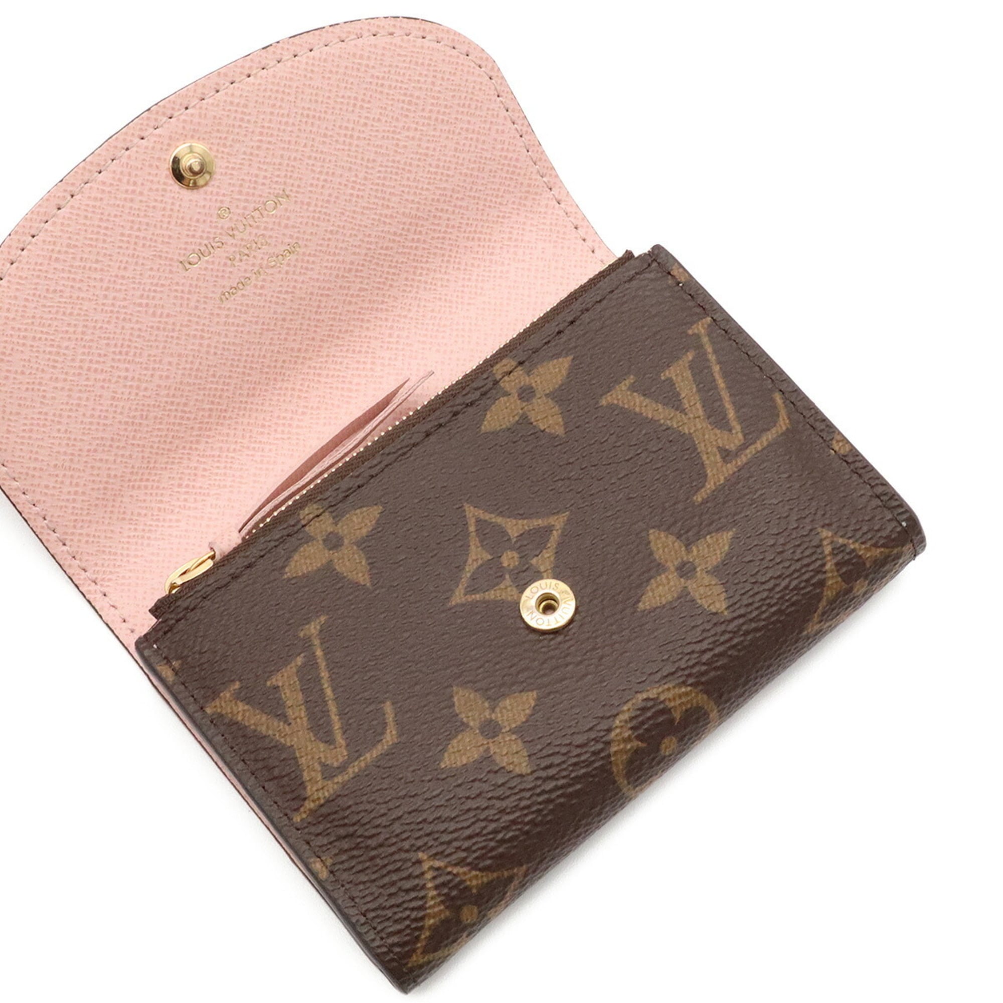 Louis Vuitton Rose Ballerine Monogram Canvas Coin Purse/Coin Case (Pre-Owned)