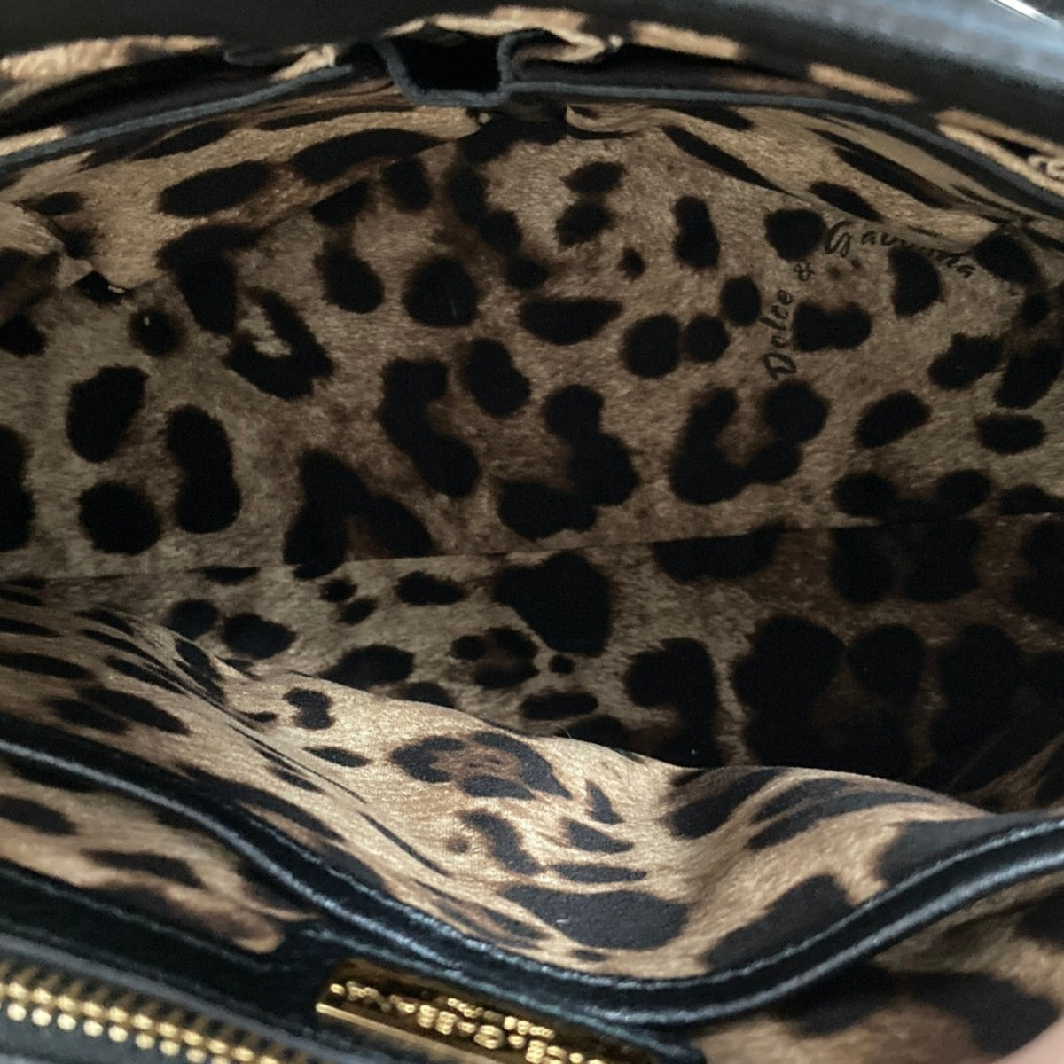Dolce & Gabbana Black Shoulder Bag Tote Bag (Pre-Owned)
