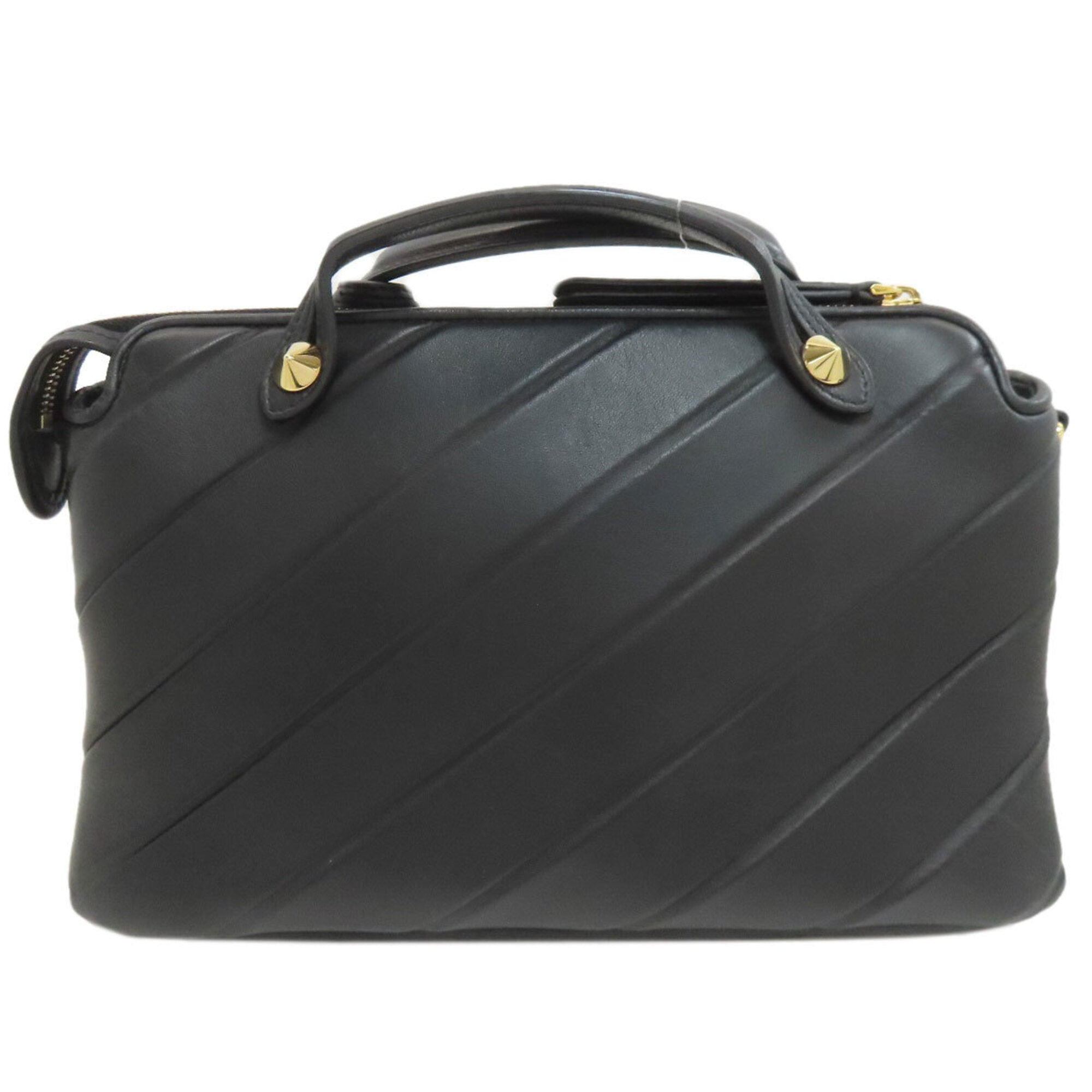 Fendi Black Leather Handbag (Pre-Owned)