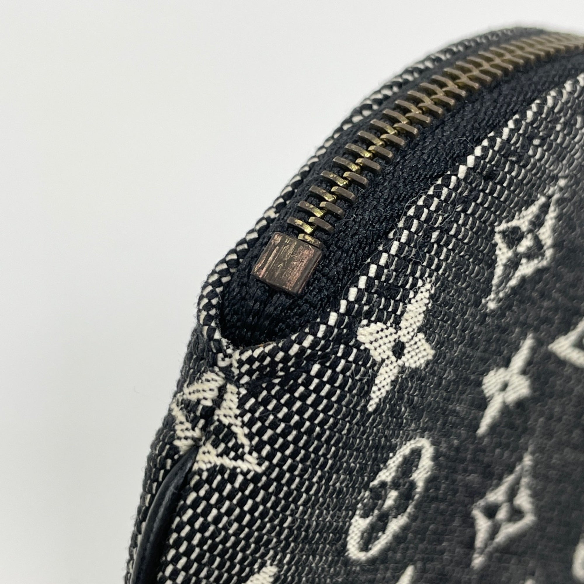 Louis Vuitton Black Noir Monogram Mini Canvas Coin Purse/Coin Case (Pre-Owned)