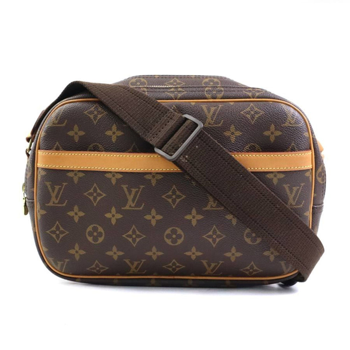 Louis Vuitton Brown Monogram Shoulder Bag (Pre-Owned)