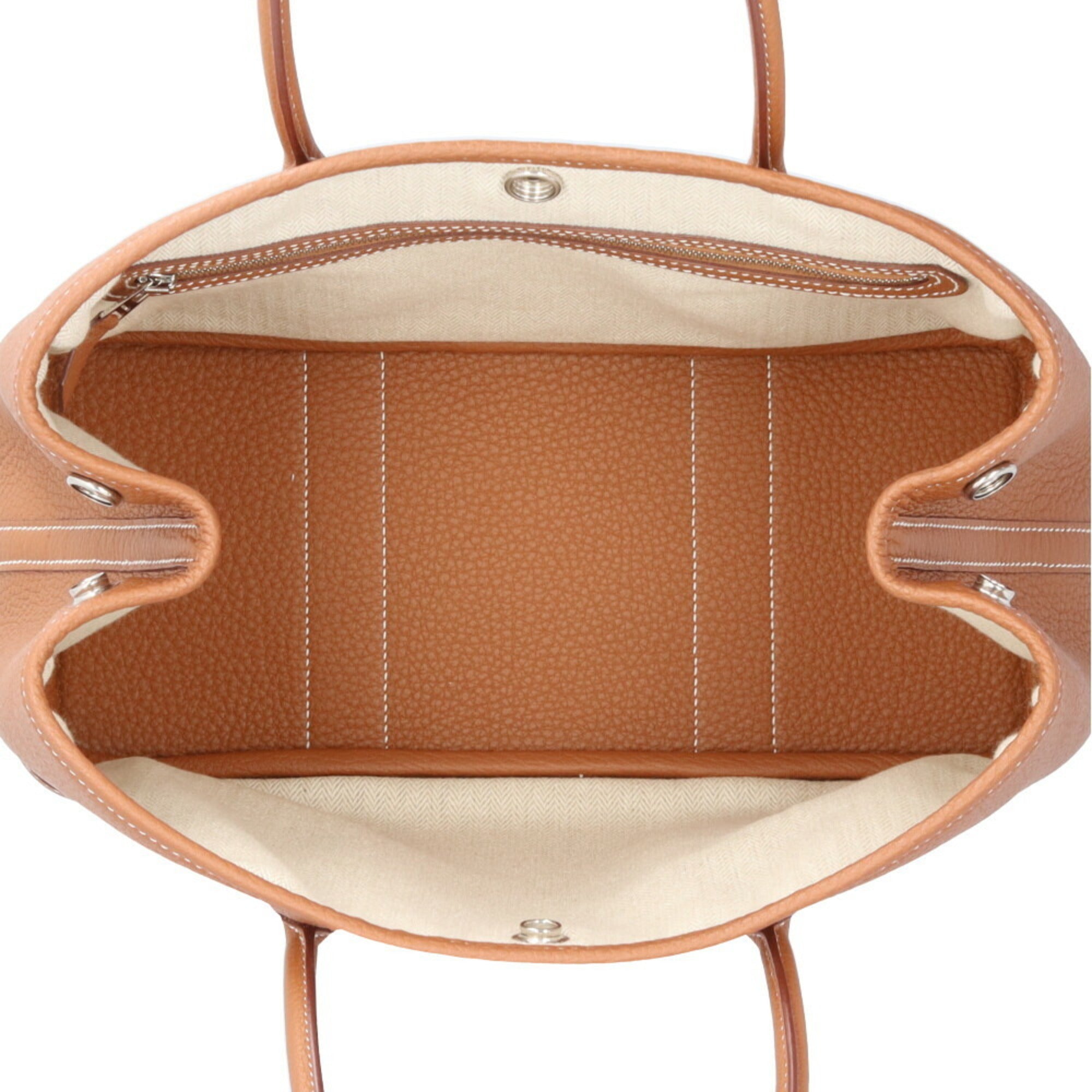 Hermes Brown Negonda Leather Handbag (Pre-Owned)
