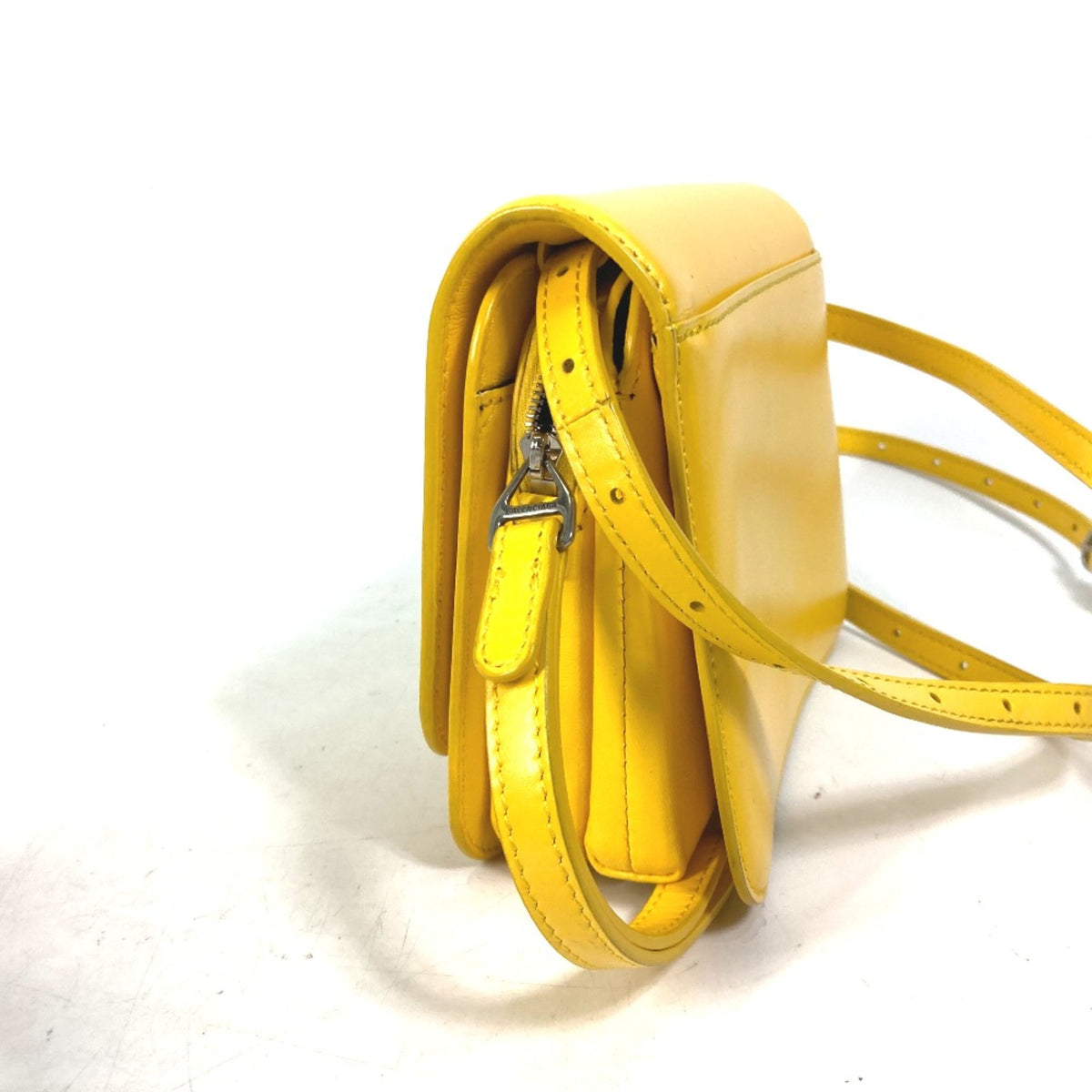 Balenciaga Yellow Leather Shoulder Bag (Pre-Owned)