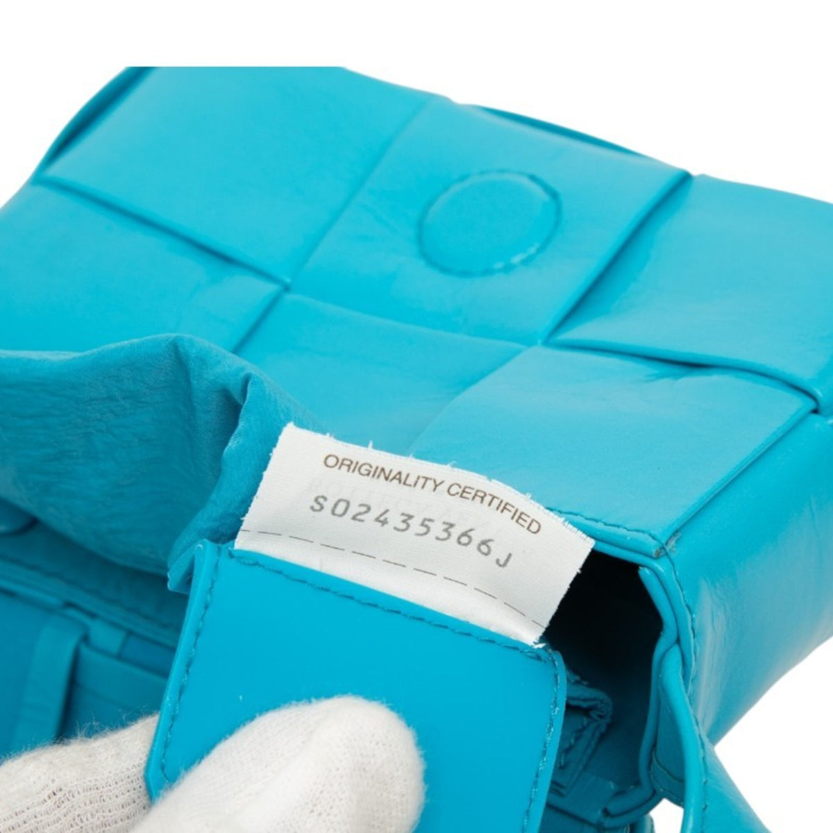 Bottega Veneta Blue Turquoise Leather Shoulder Bag (Pre-Owned)