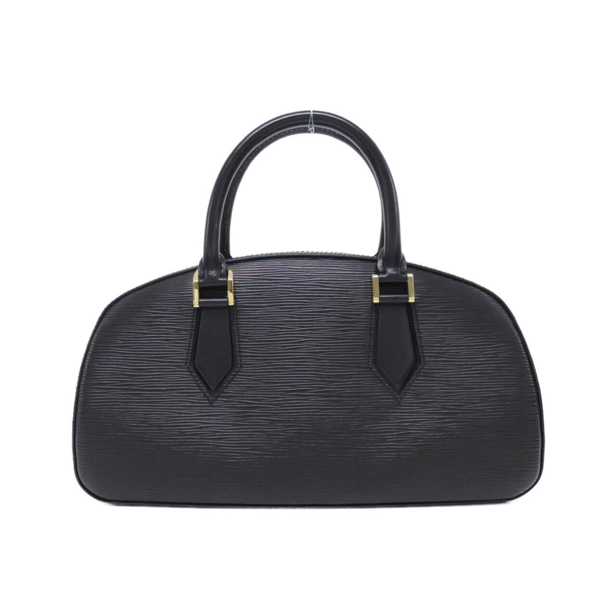 Louis Vuitton Black Leather Handbag (Pre-Owned)