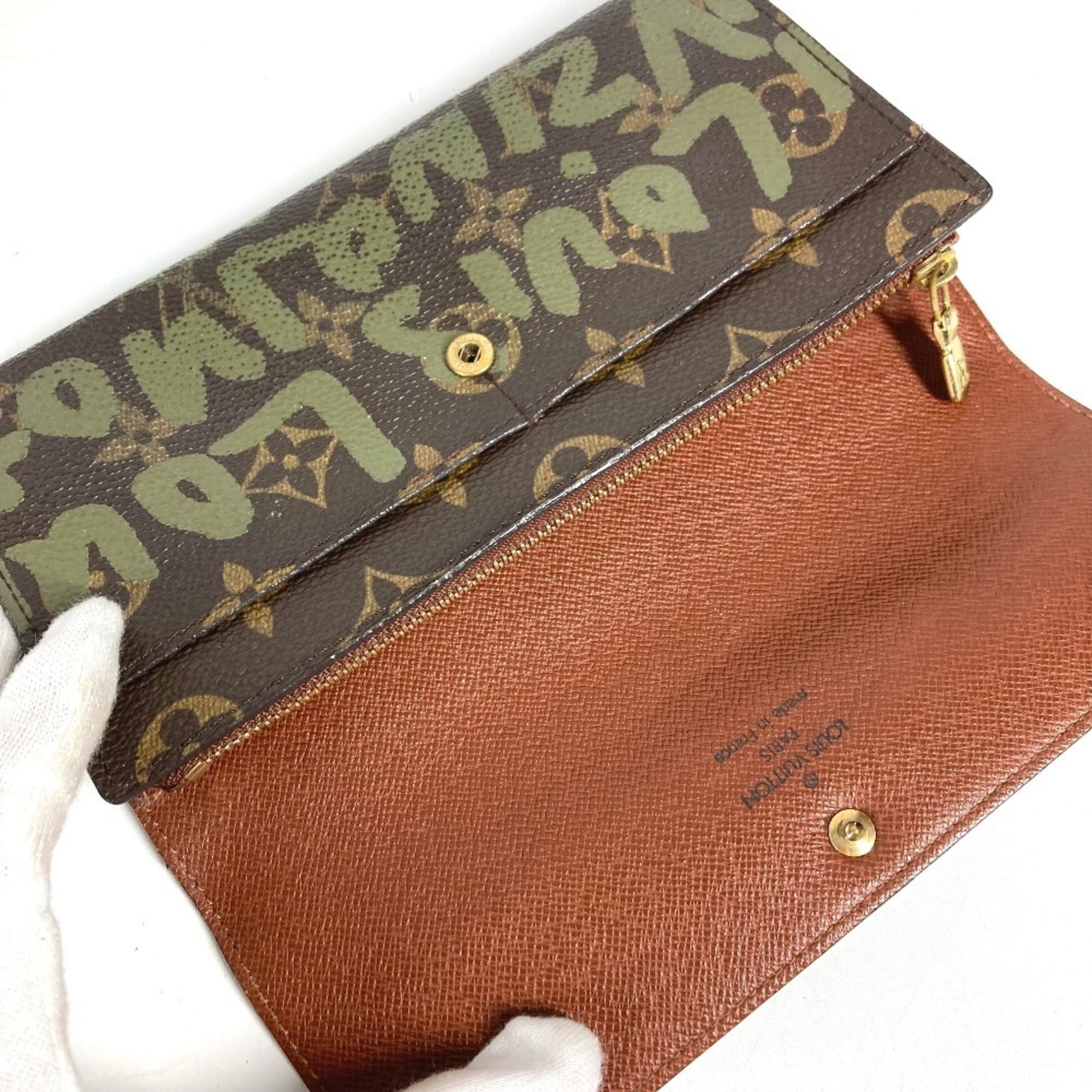 Louis Vuitton Brown Khaki Monogram Graffiti (Pre-Owned)