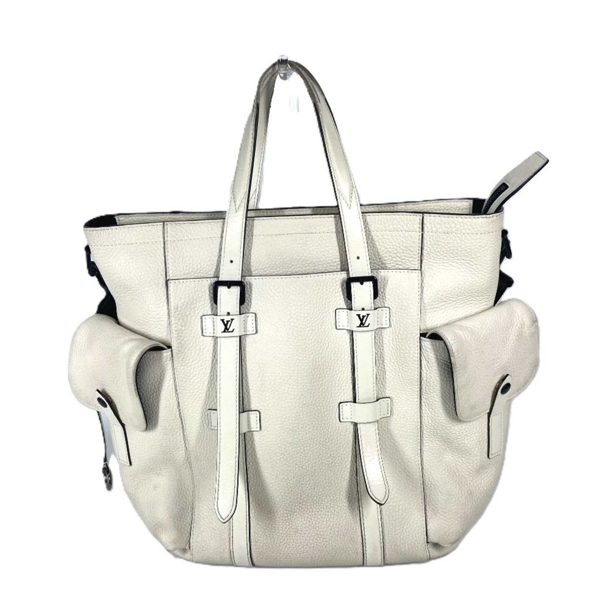 Louis Vuitton Blanc Galle Monogram White Monogram Shoulder Bag Tote Bag (Pre-Owned)