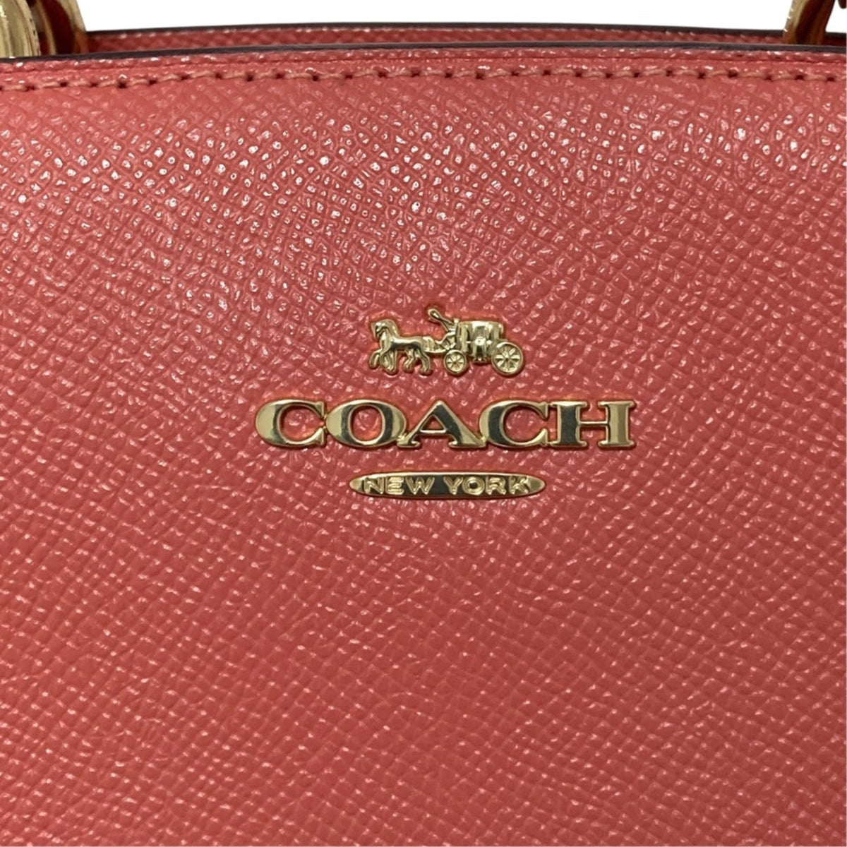 Coach Pink Leather Handbag (Pre-Owned)