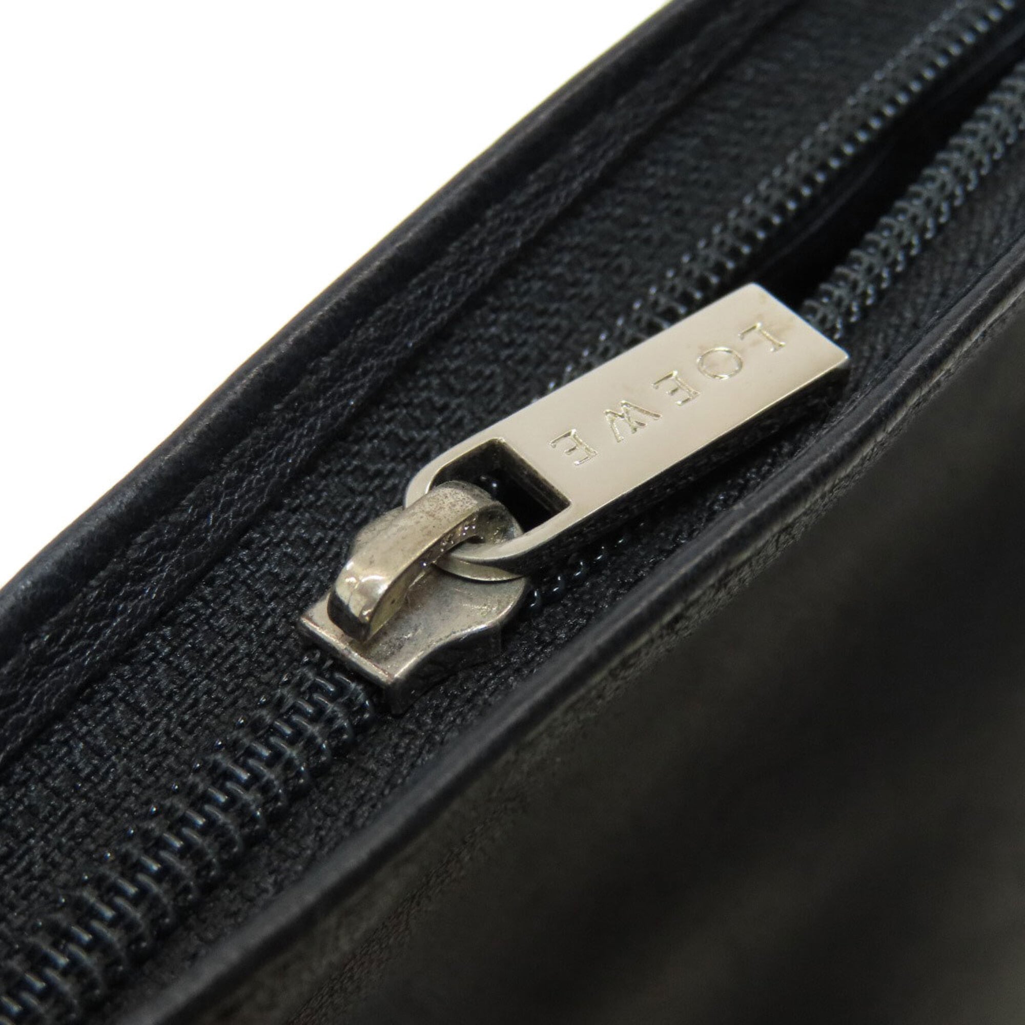 Loewe Black Leather Pouch (Pre-Owned)