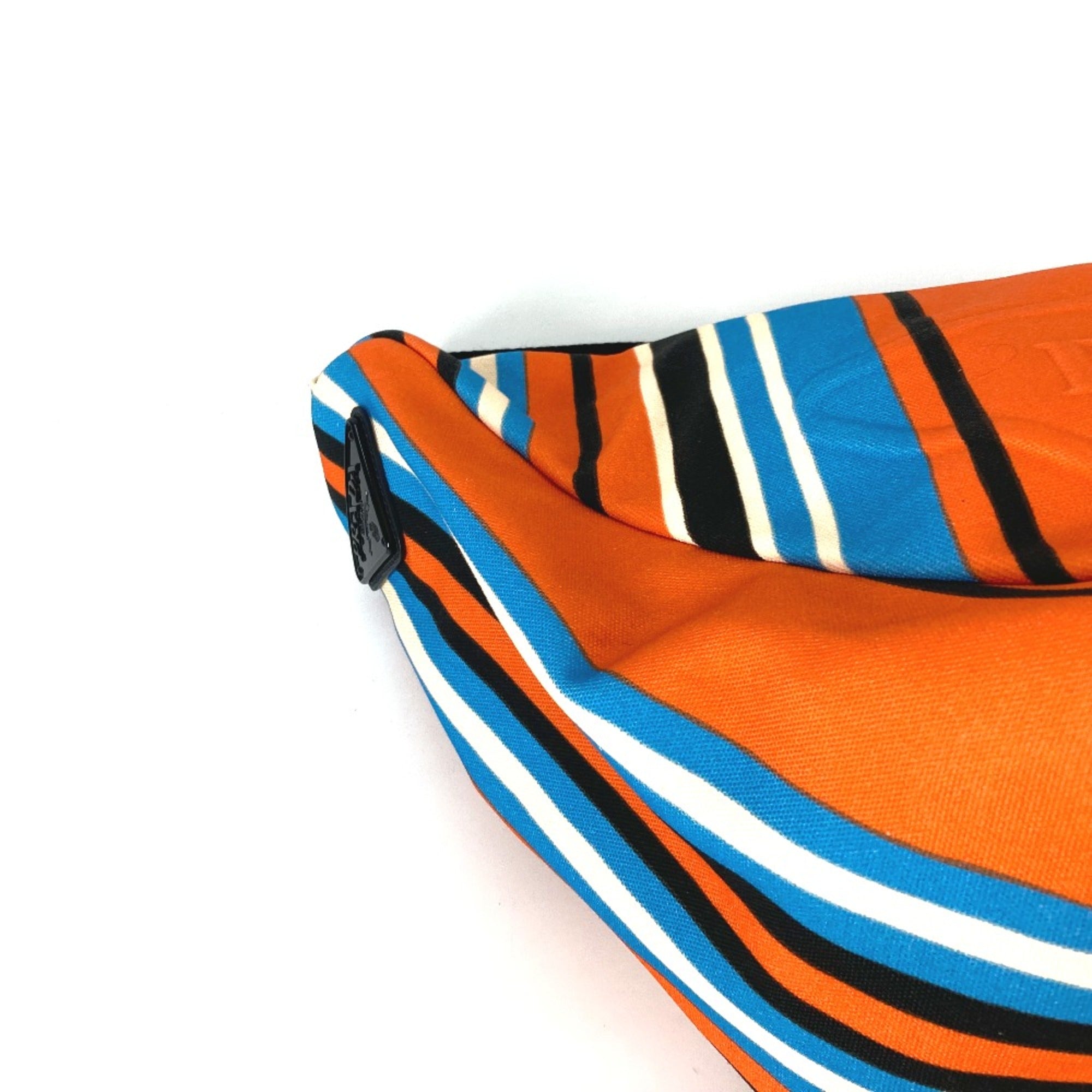 Prada Orange Cloth Shoulder Bag (Pre-Owned)
